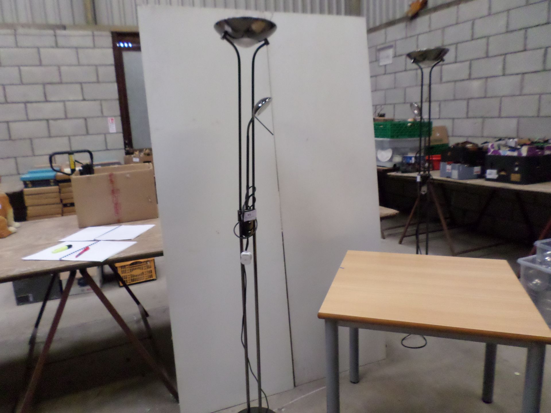 2 floor lamps, mother and child style