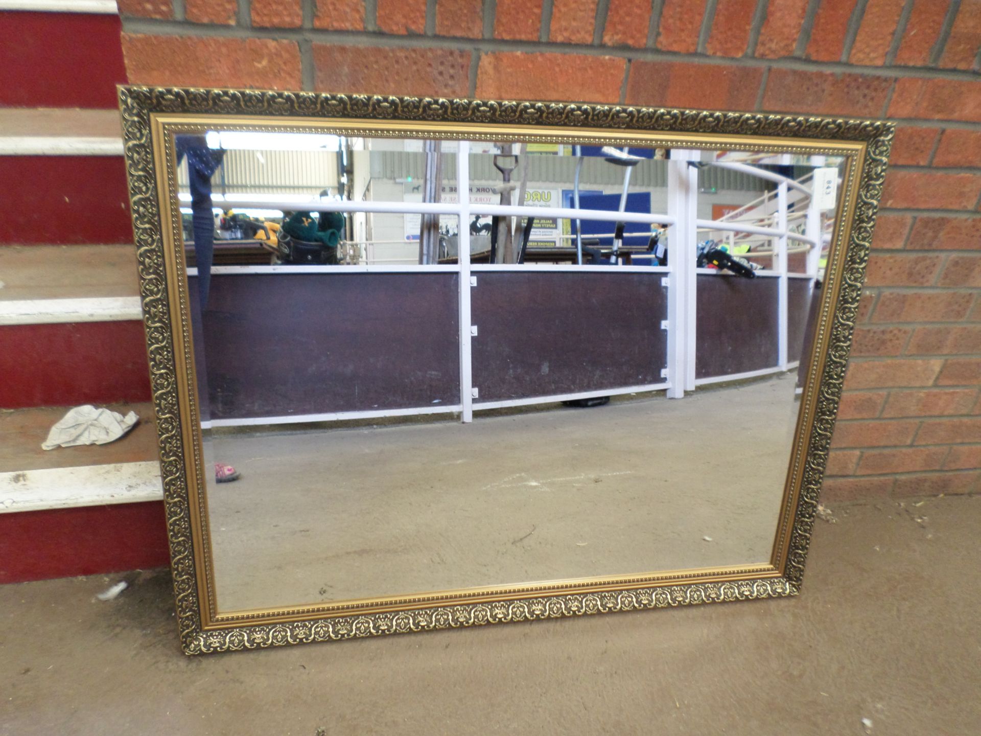 Gilt mirror 3'6" x 3'