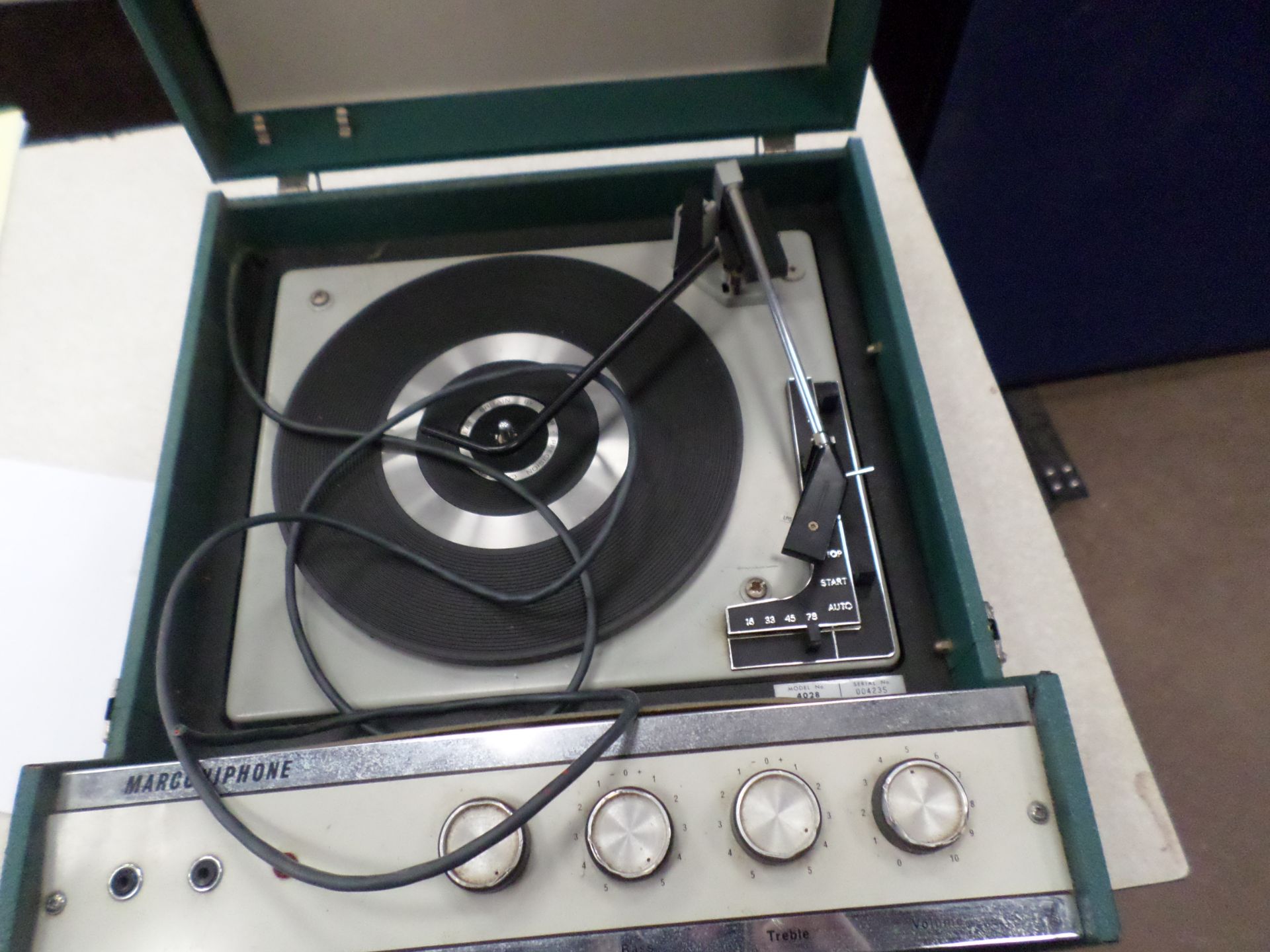 Vintage Marconiphone record player model 4028 - Image 2 of 2