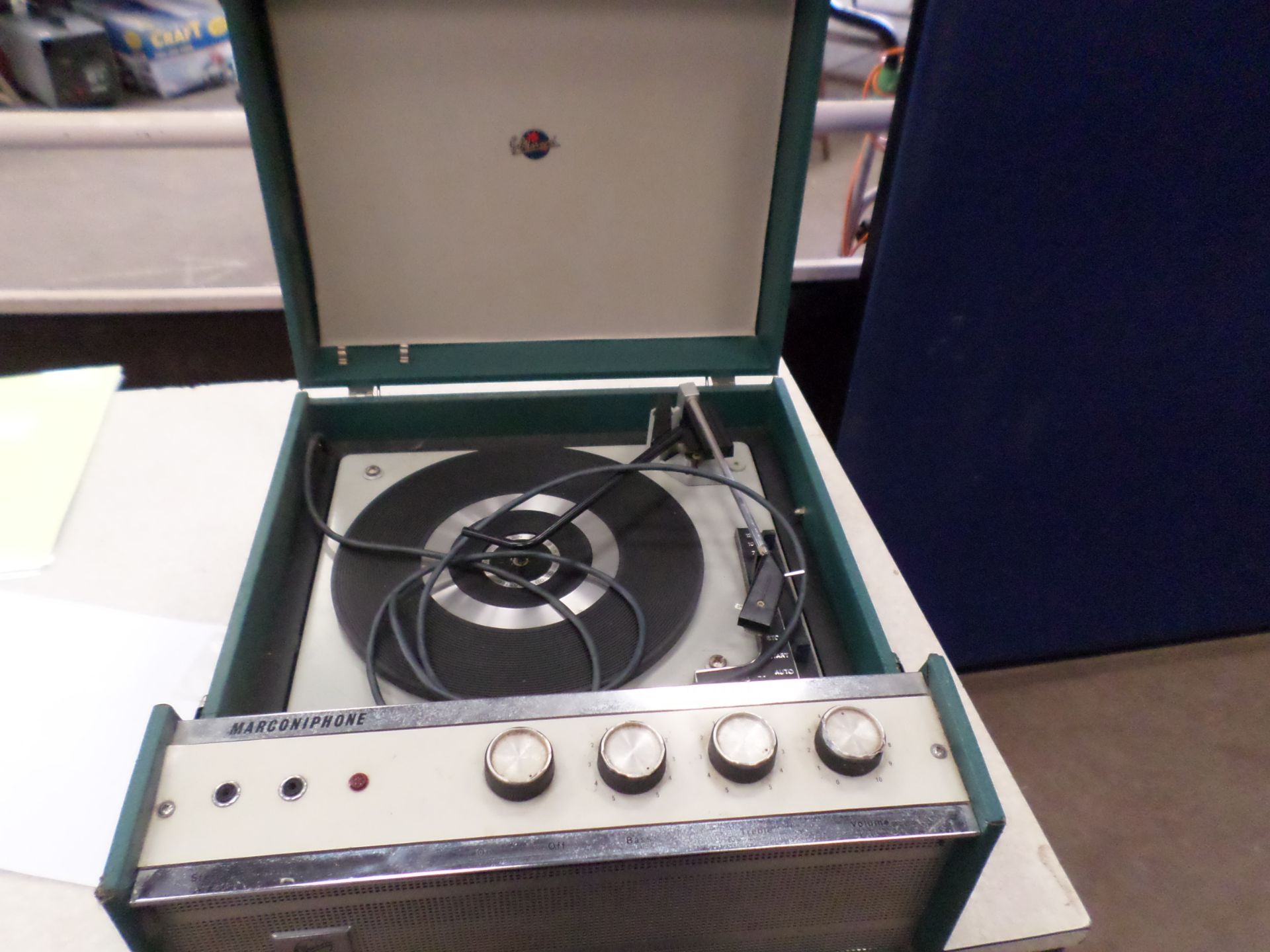 Vintage Marconiphone record player model 4028