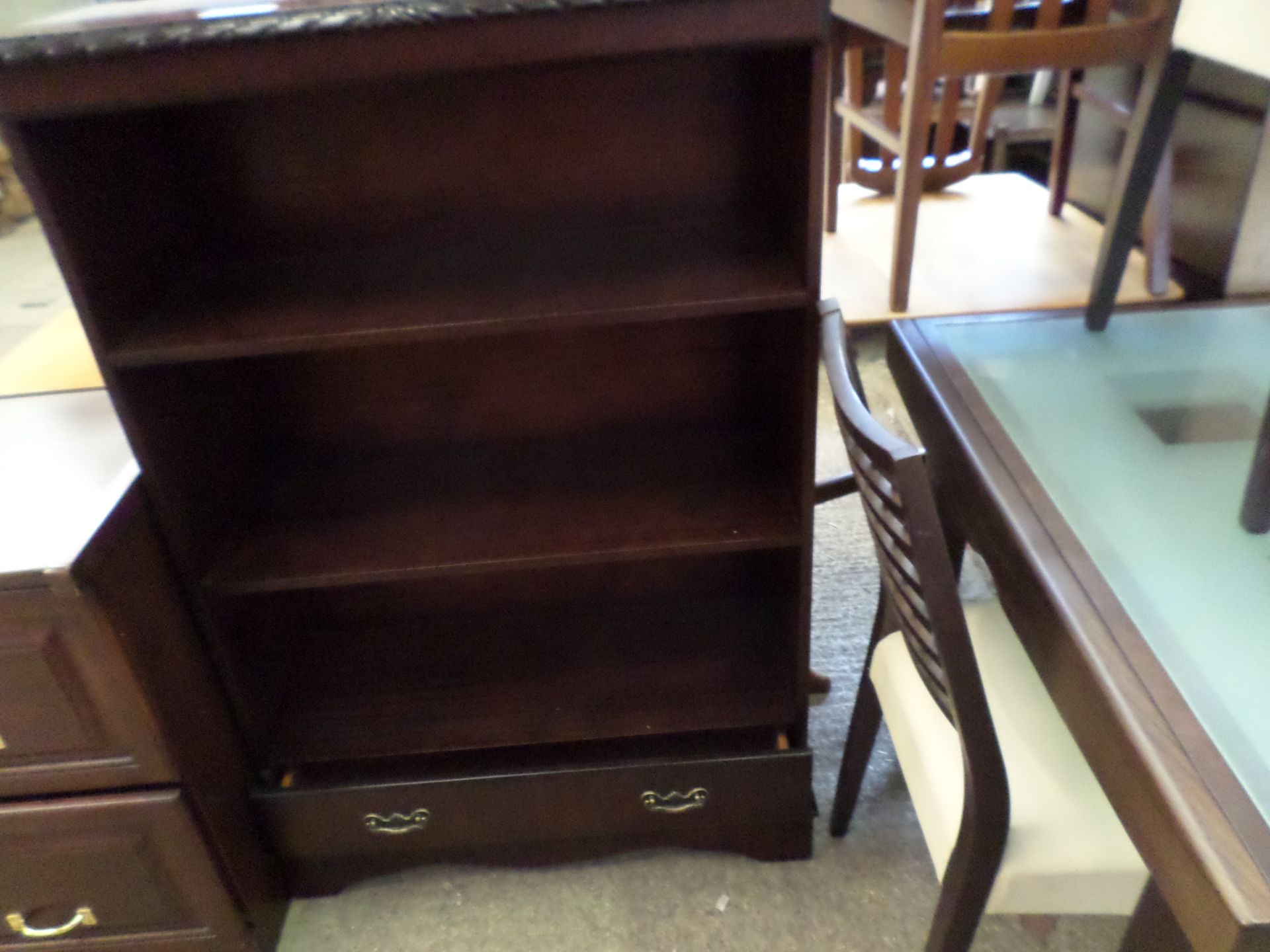 Mahogany bookcase