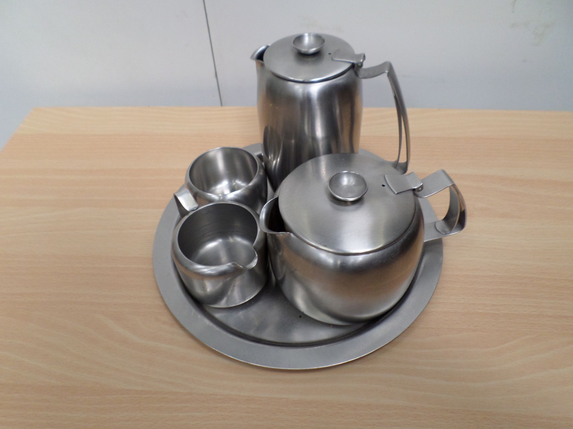 Stainless steel tea set
