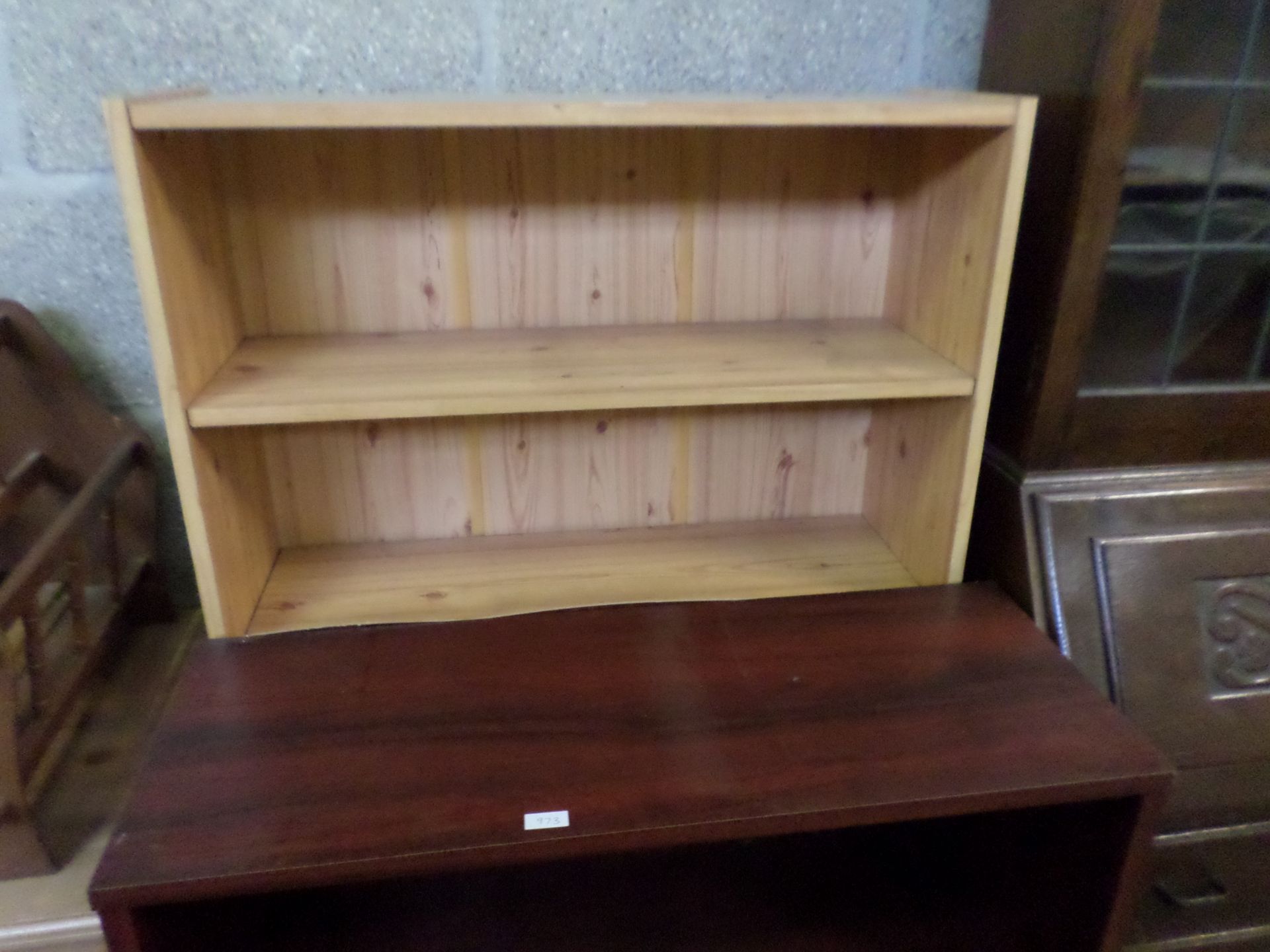 2 bookcases, shelf unit - Image 2 of 3
