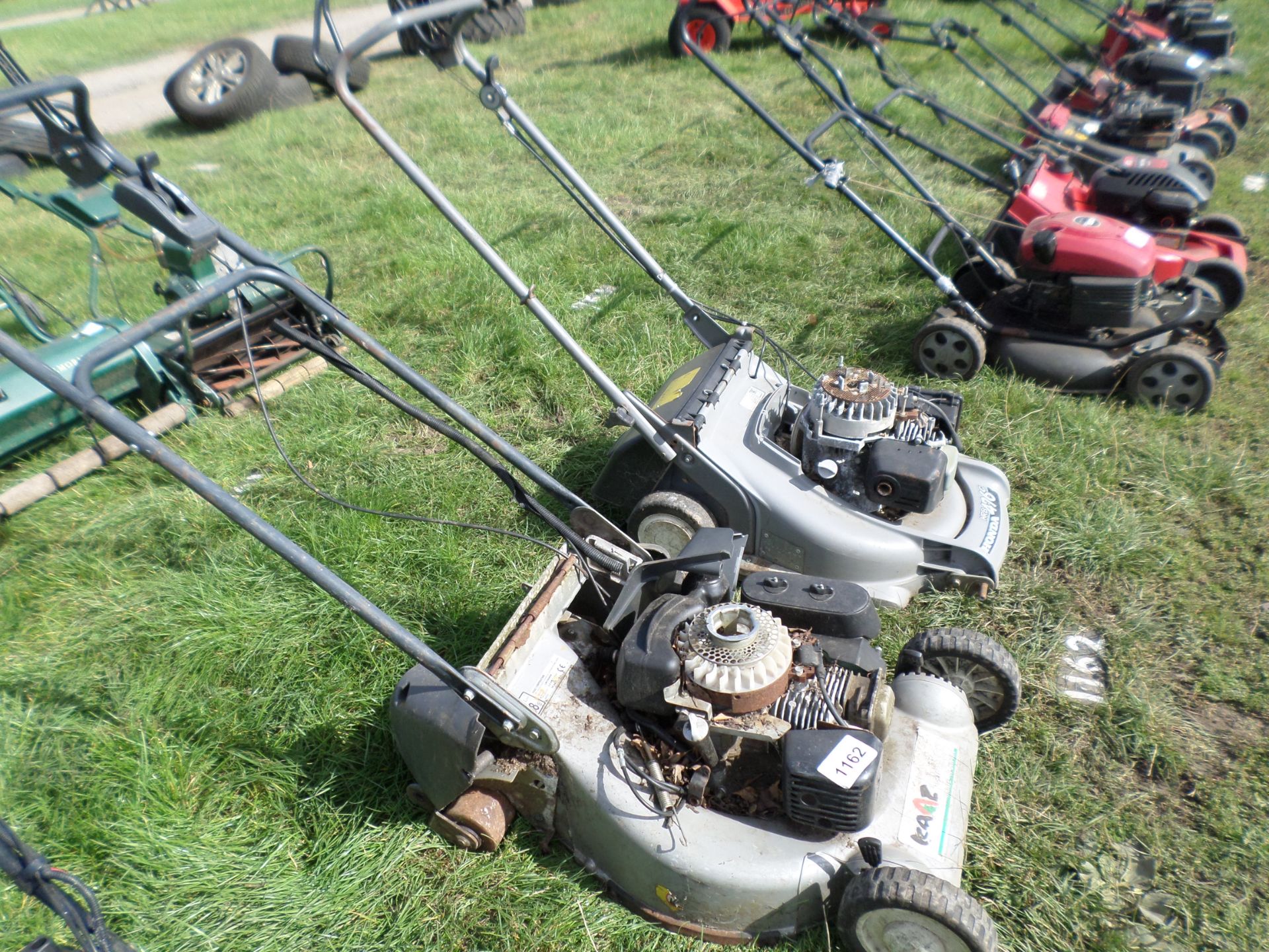 2 x petrol mowers, spares or repair