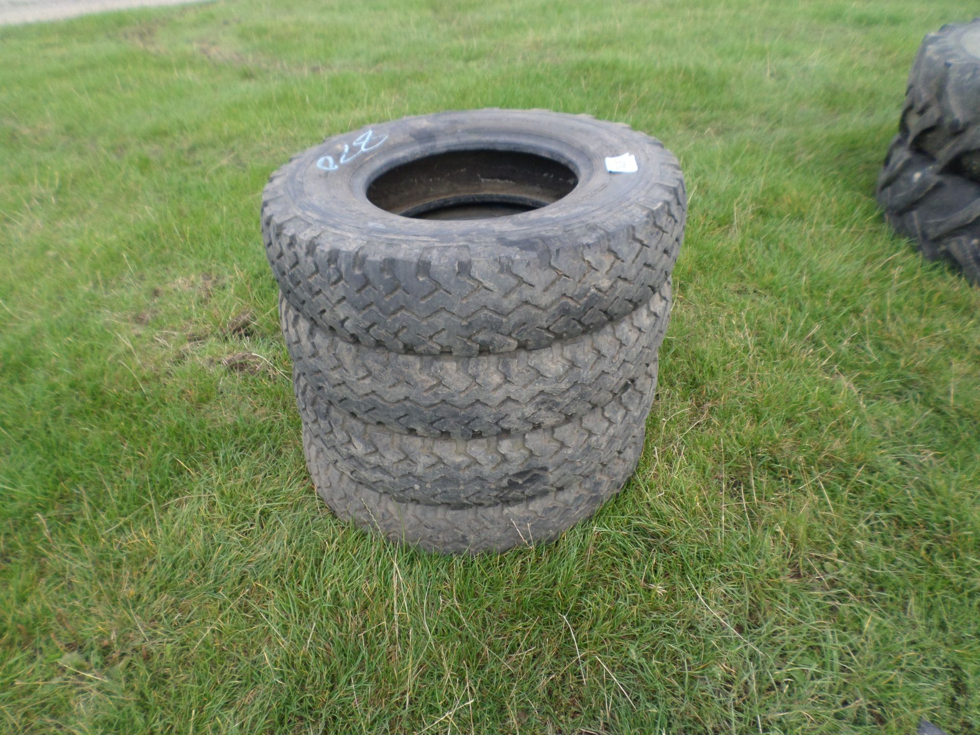 4 Landrover part worn tyres 750/16 NO VAT