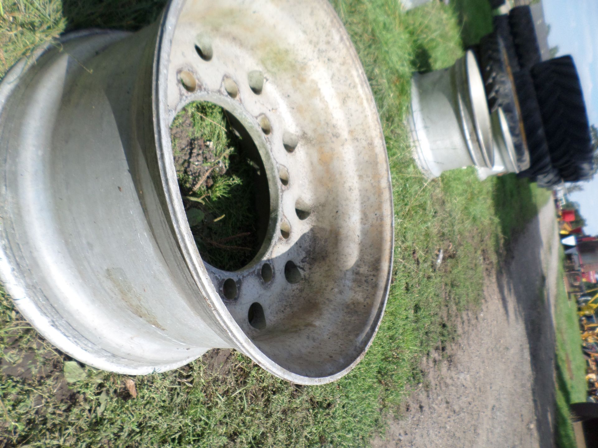 2 alloy wagon wheel rims NO VAT - Image 2 of 2