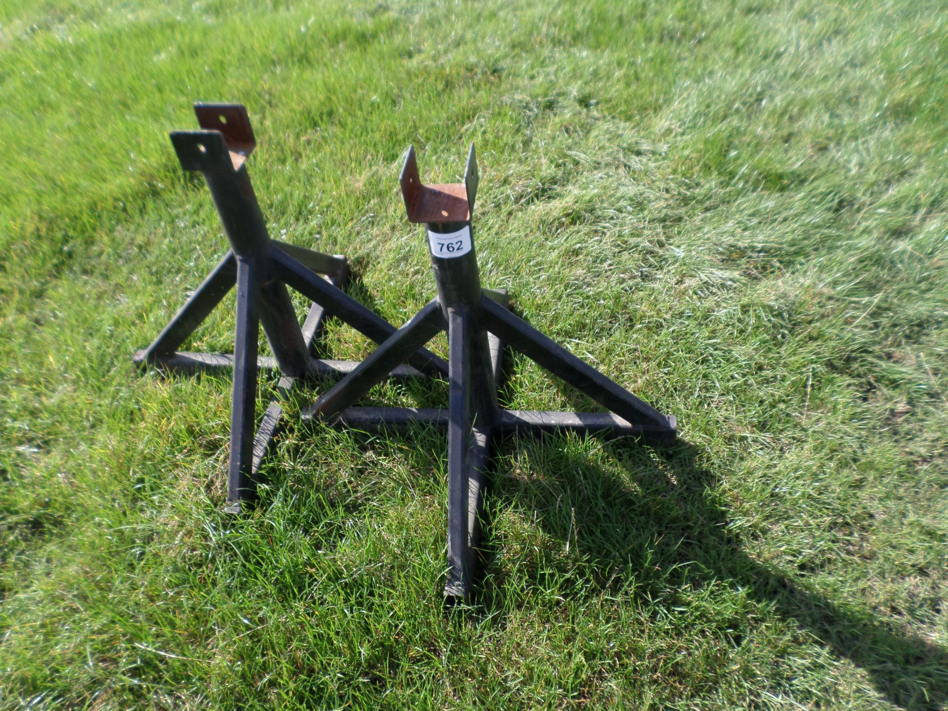 Pair of heavy duty axel stands/cable drum stands NO VAT