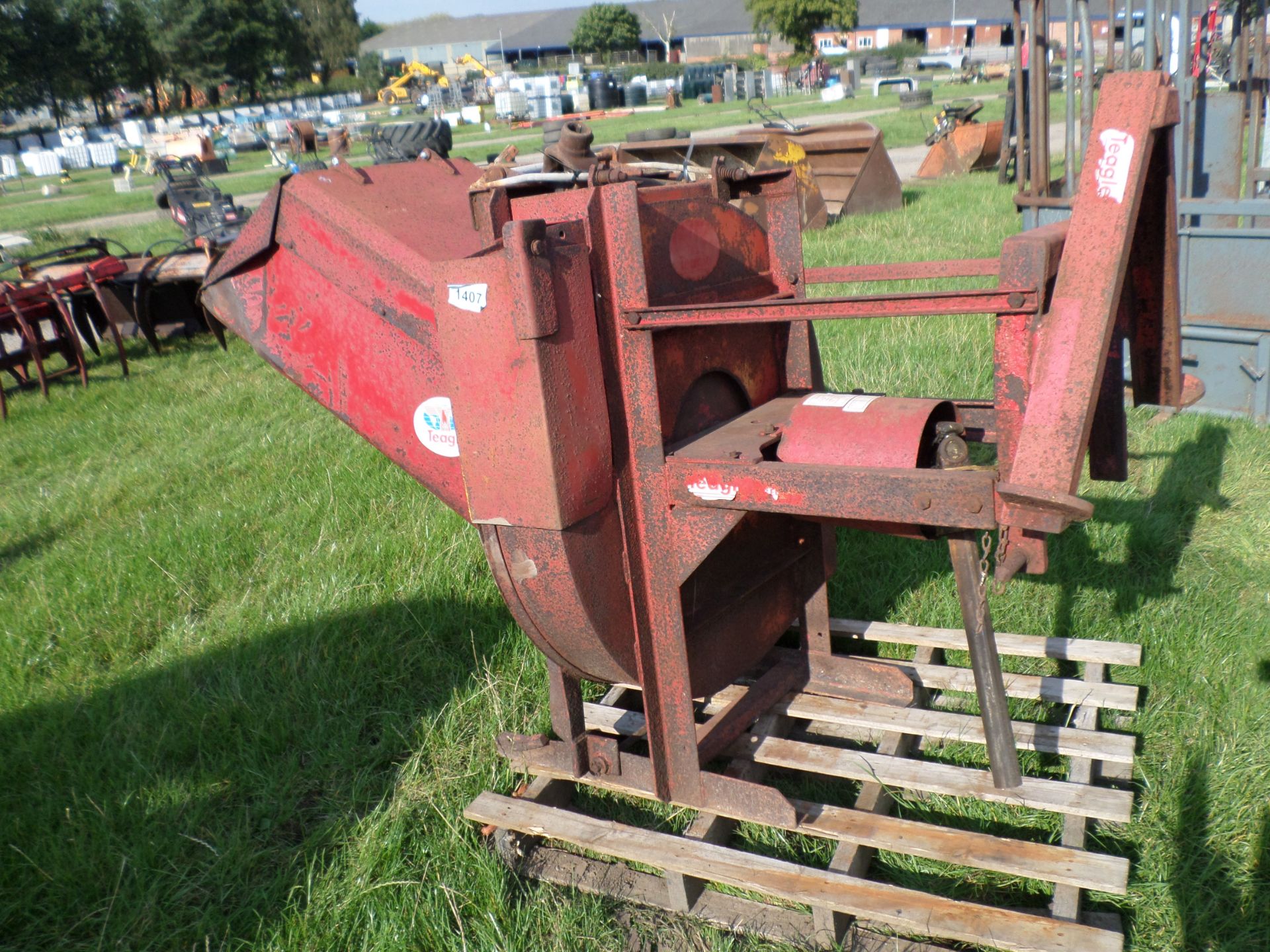 Teagle PTO small bale straw chopper