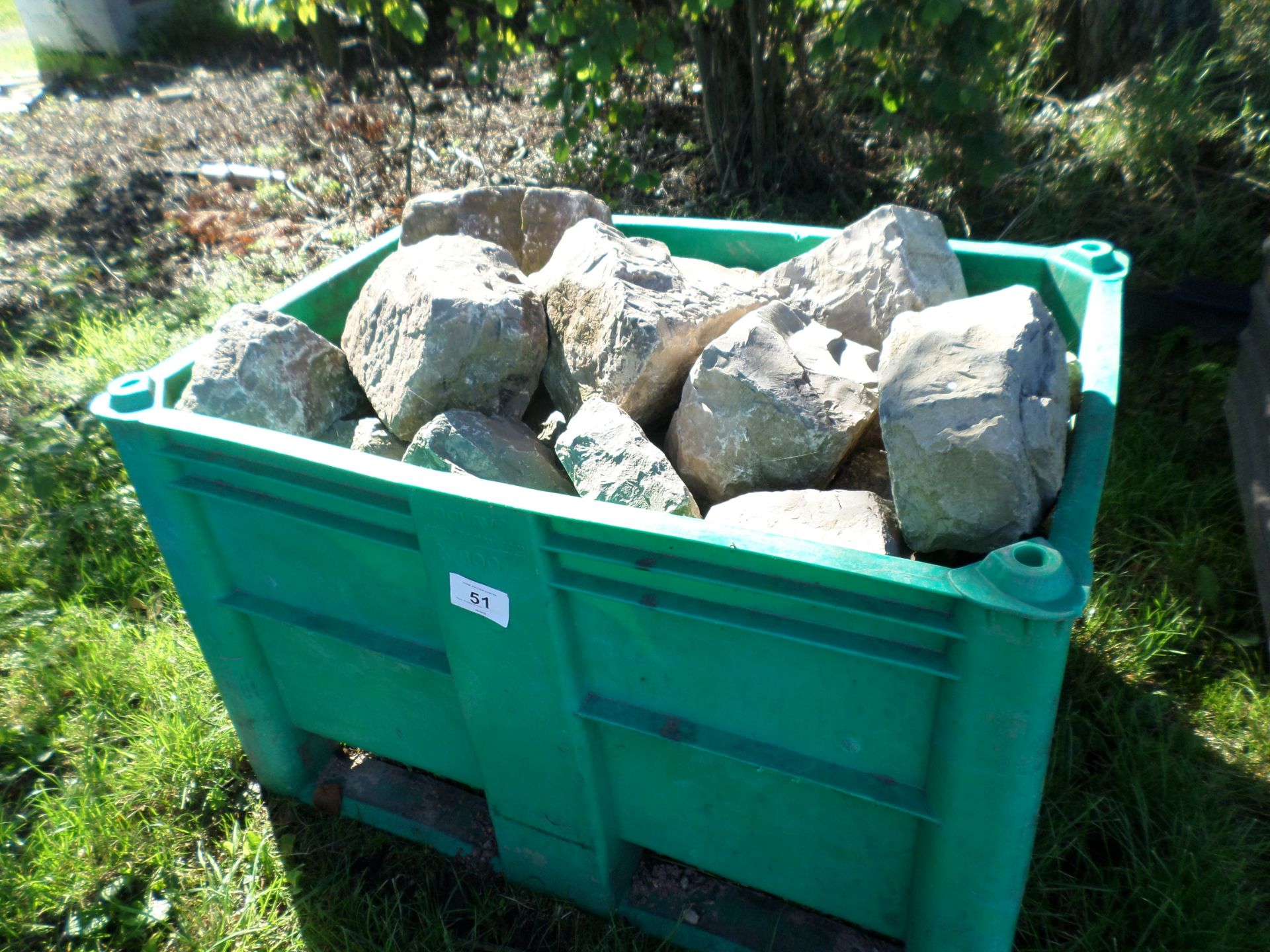 Pallet of building stone