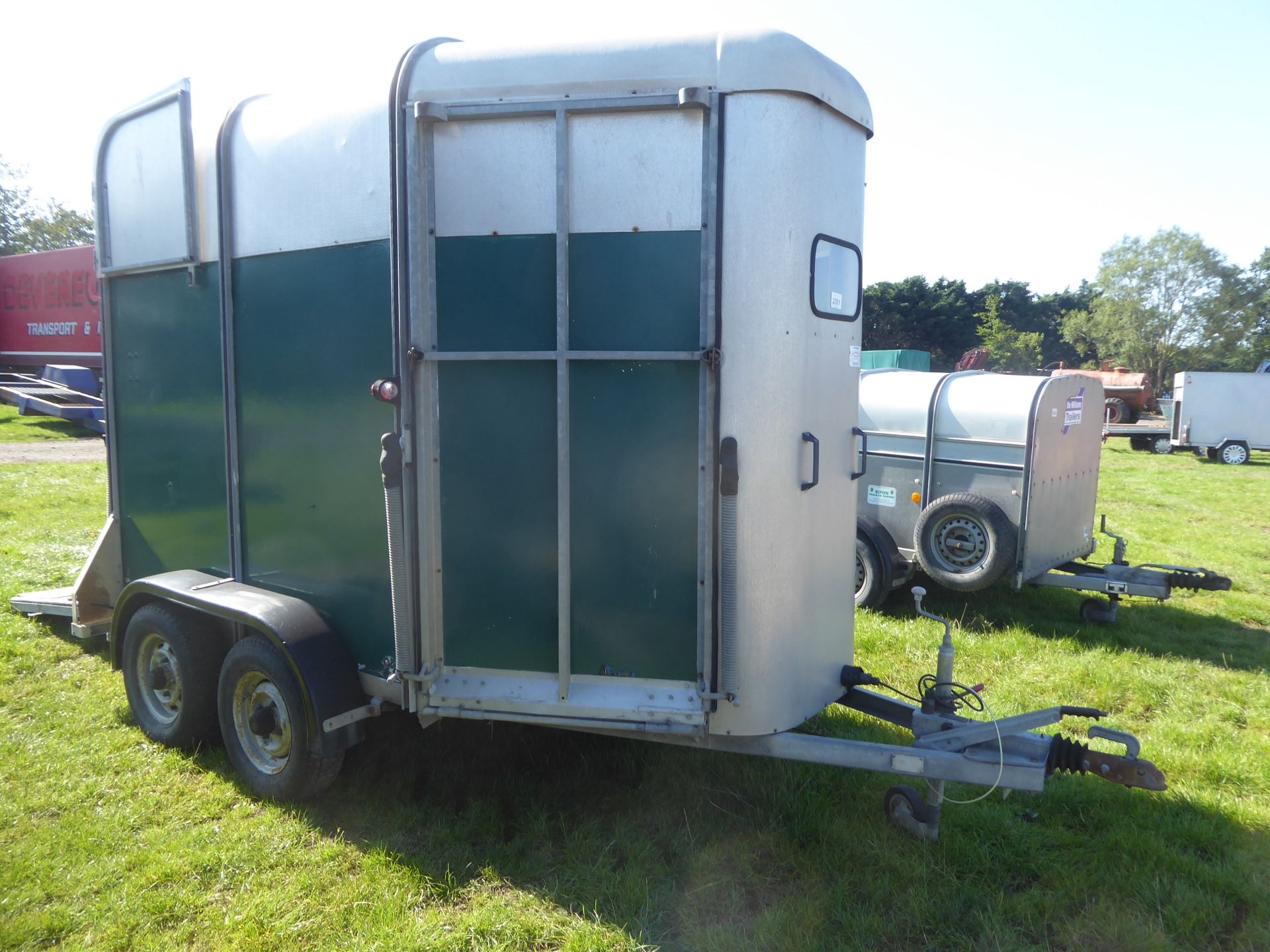 Ifor Williams HB505R double horse trailer with partition and breast-bar, good tyres,electrics and