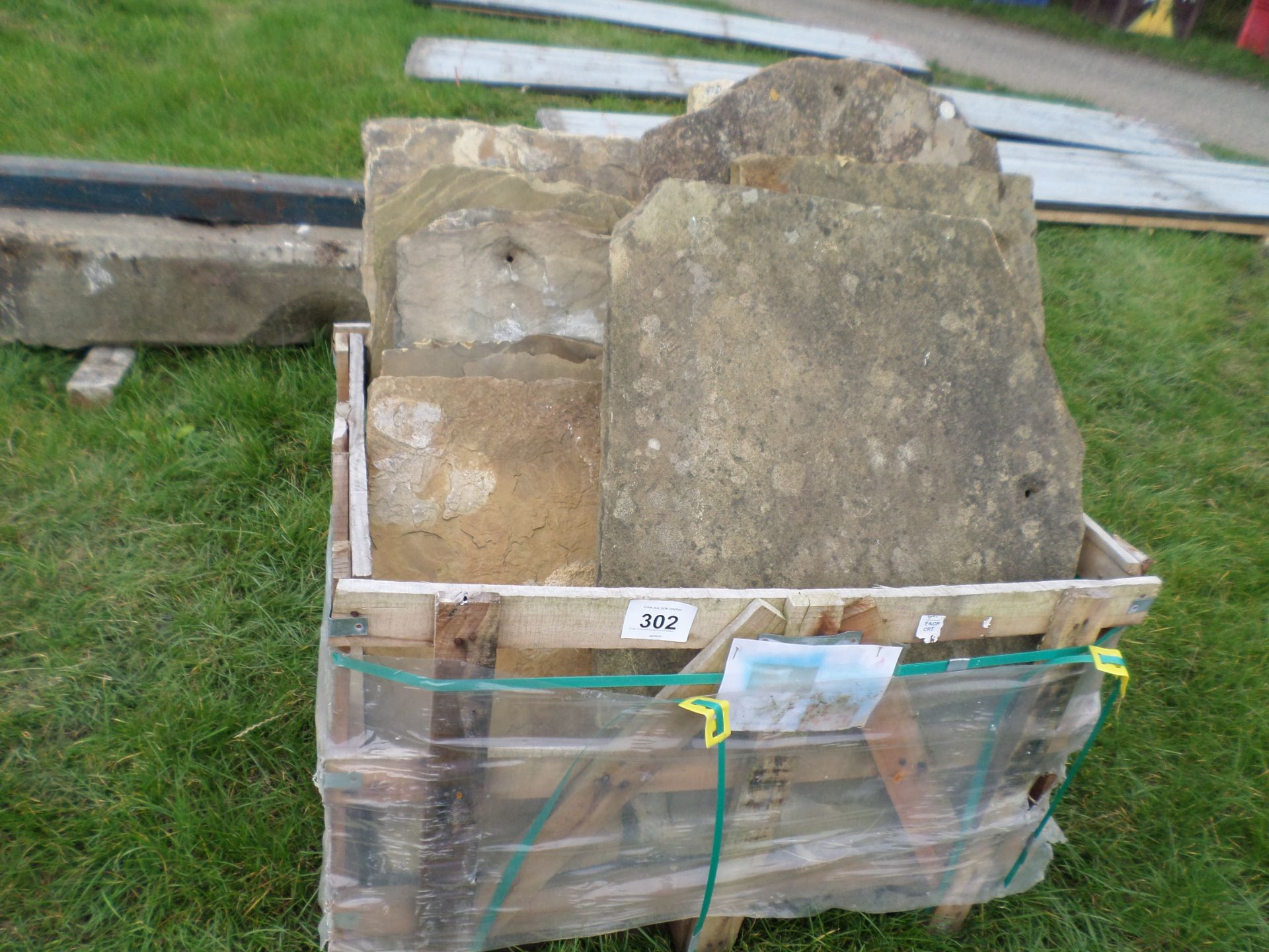 Crate of Yorkshire stone roof slates NO VAT