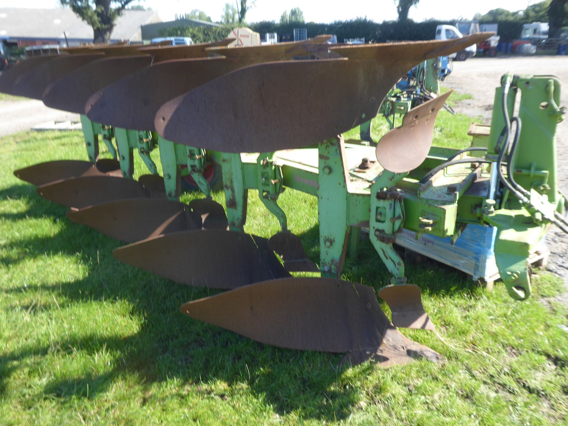 Dowdeswell DP7 5F plough on DD bodies with skims and rear disc, some of parts also present to add