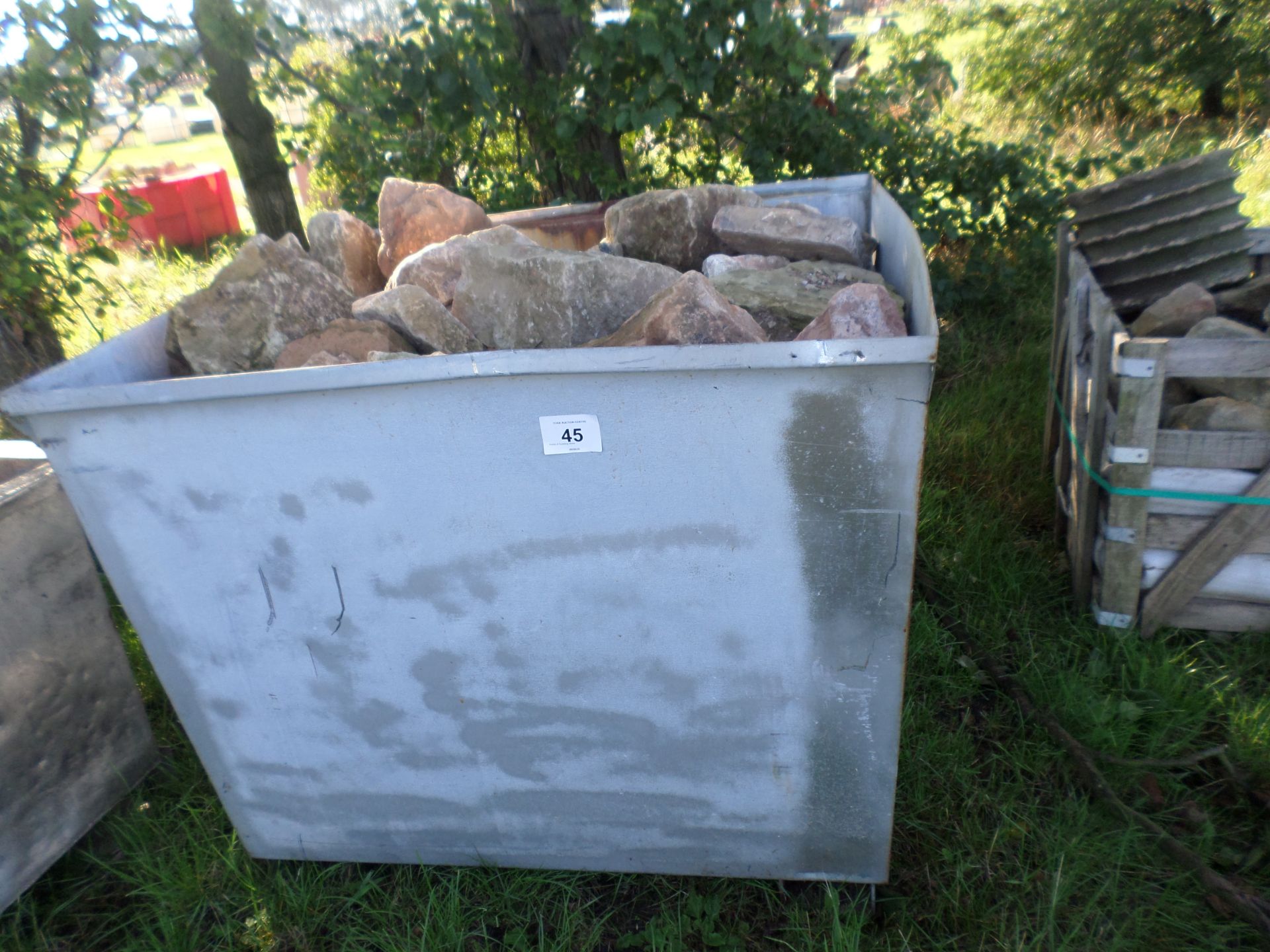 Pallet of building stone