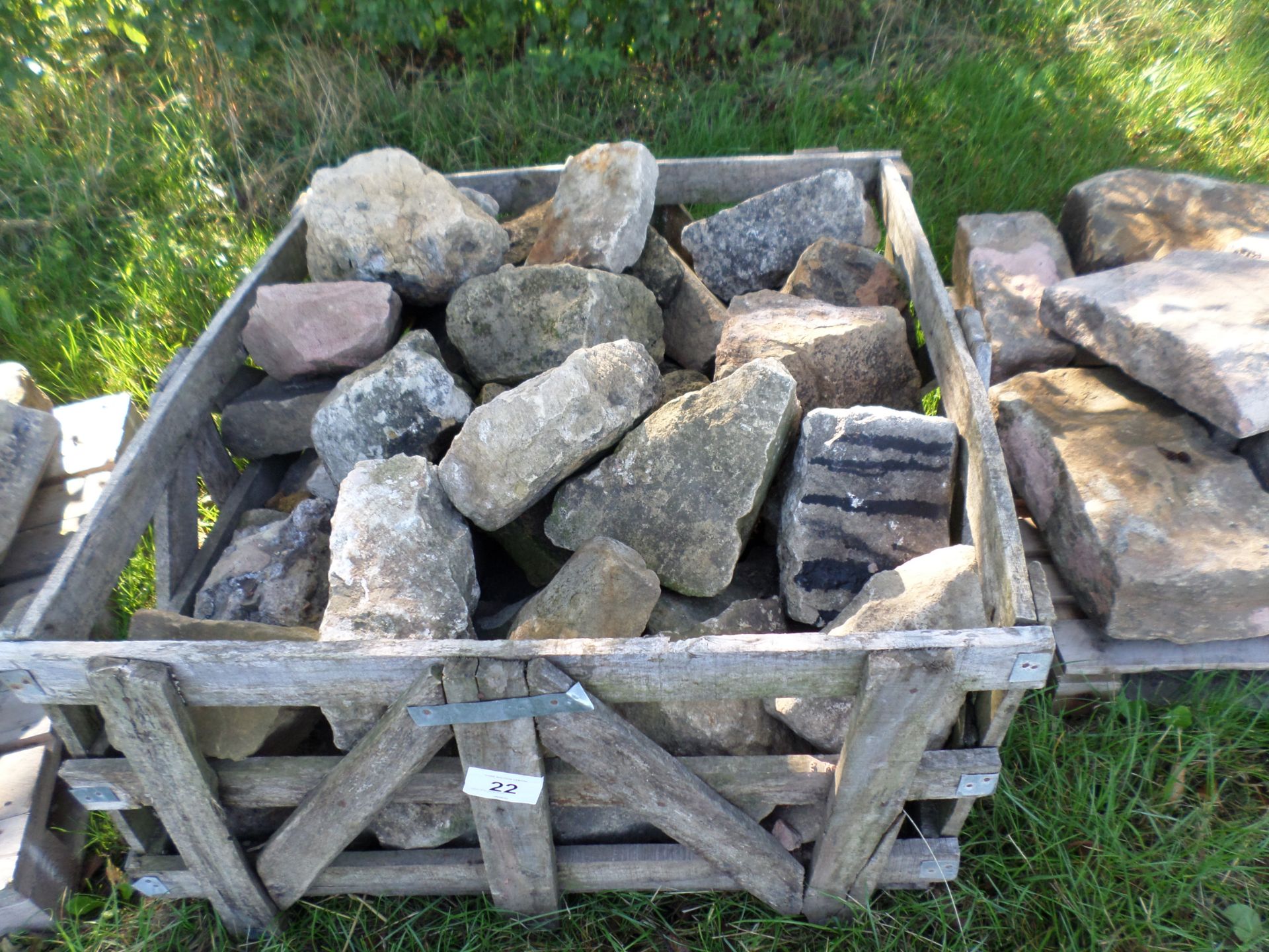 Pallet of building stone