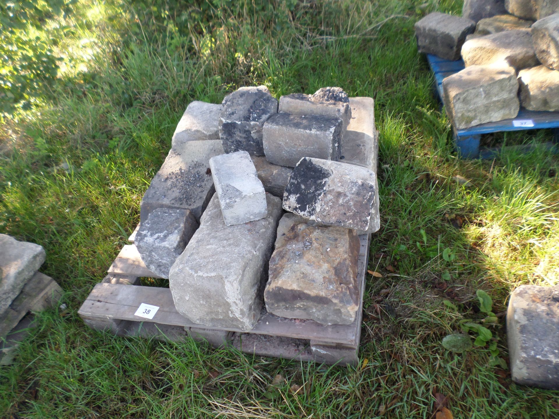 Pallet of building stone