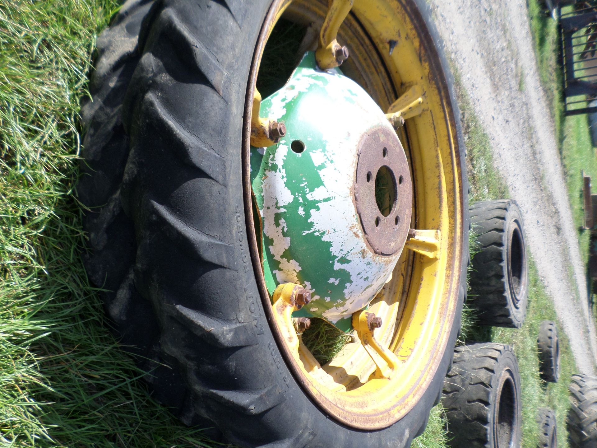 2 wheels/tyres for agribuggy 6/36 - Image 2 of 2