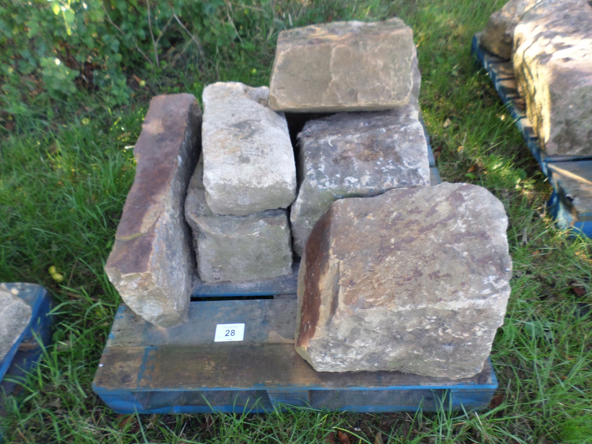 Pallet of building stone