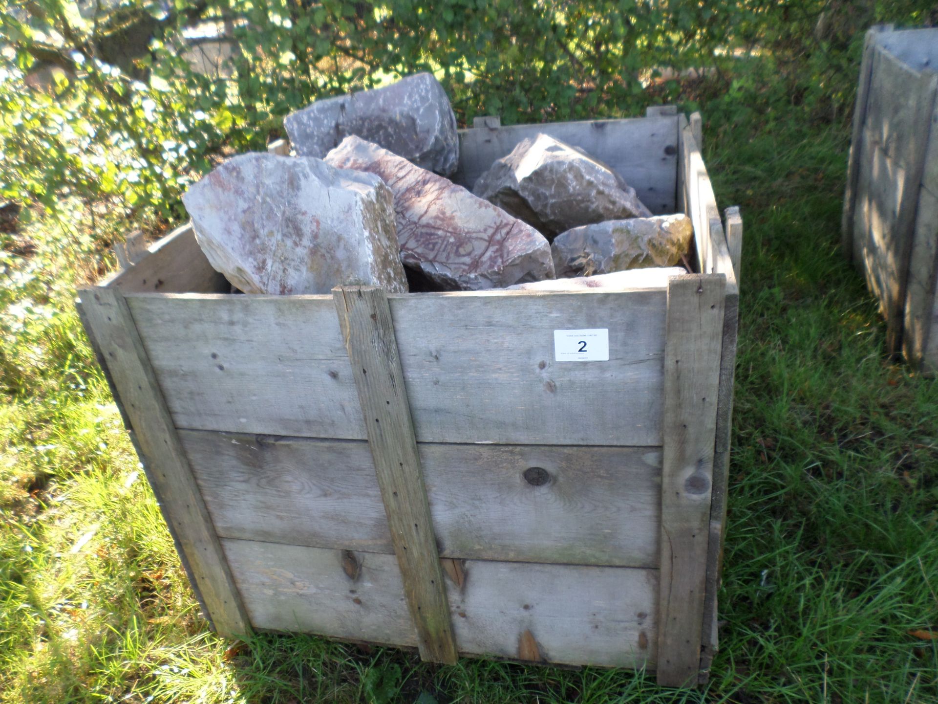 Pallet of building stone