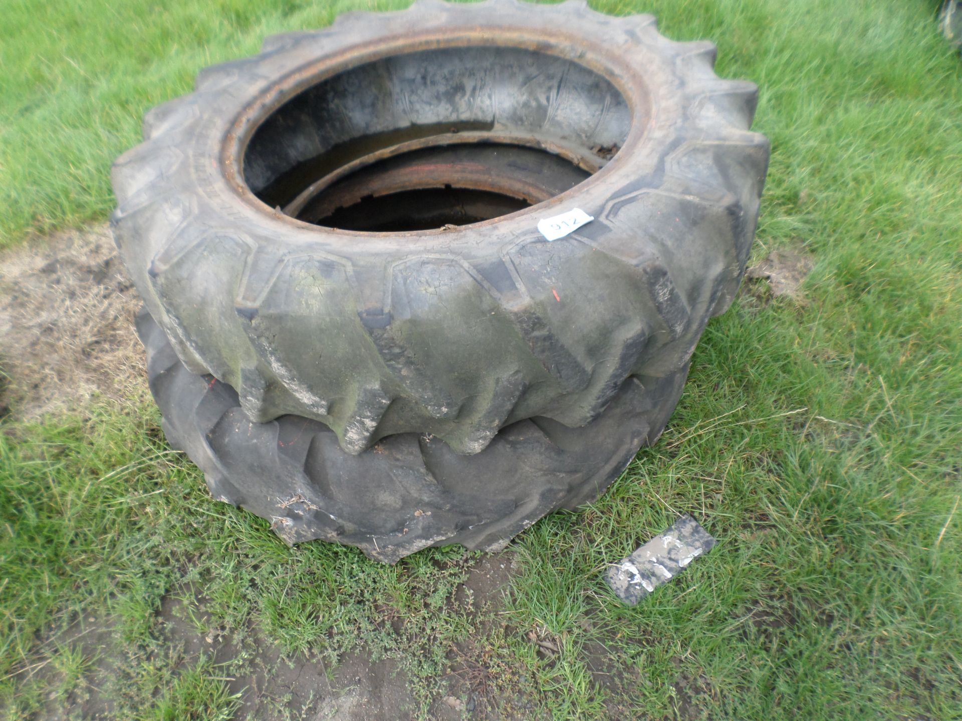 2 rear tyres 11/28 & 12/28 NO VAT