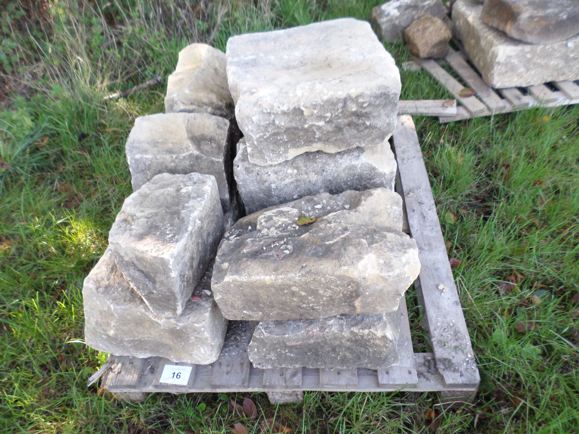 Pallet of building stone