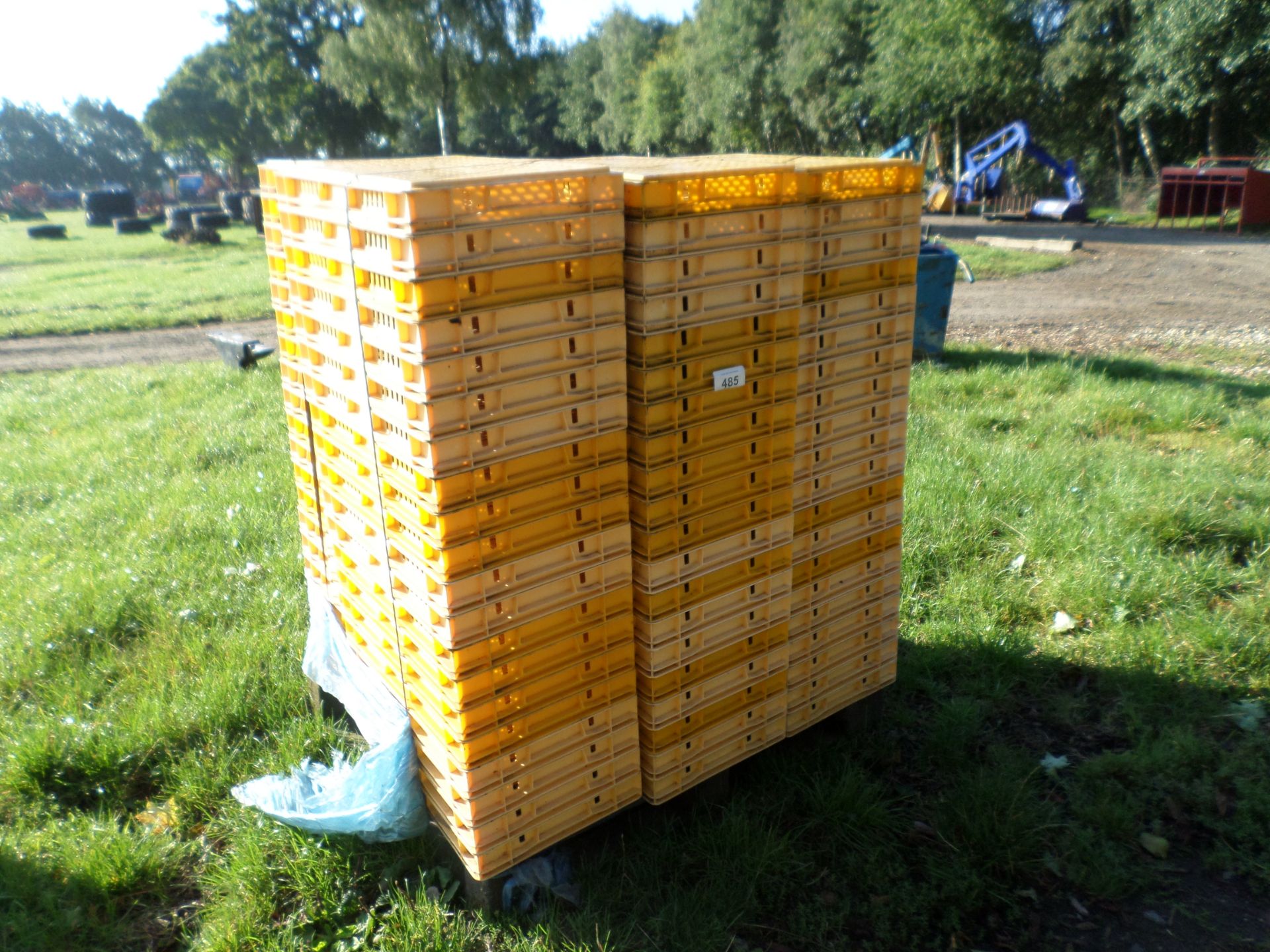 Pallet of plastic boxes NO VAT