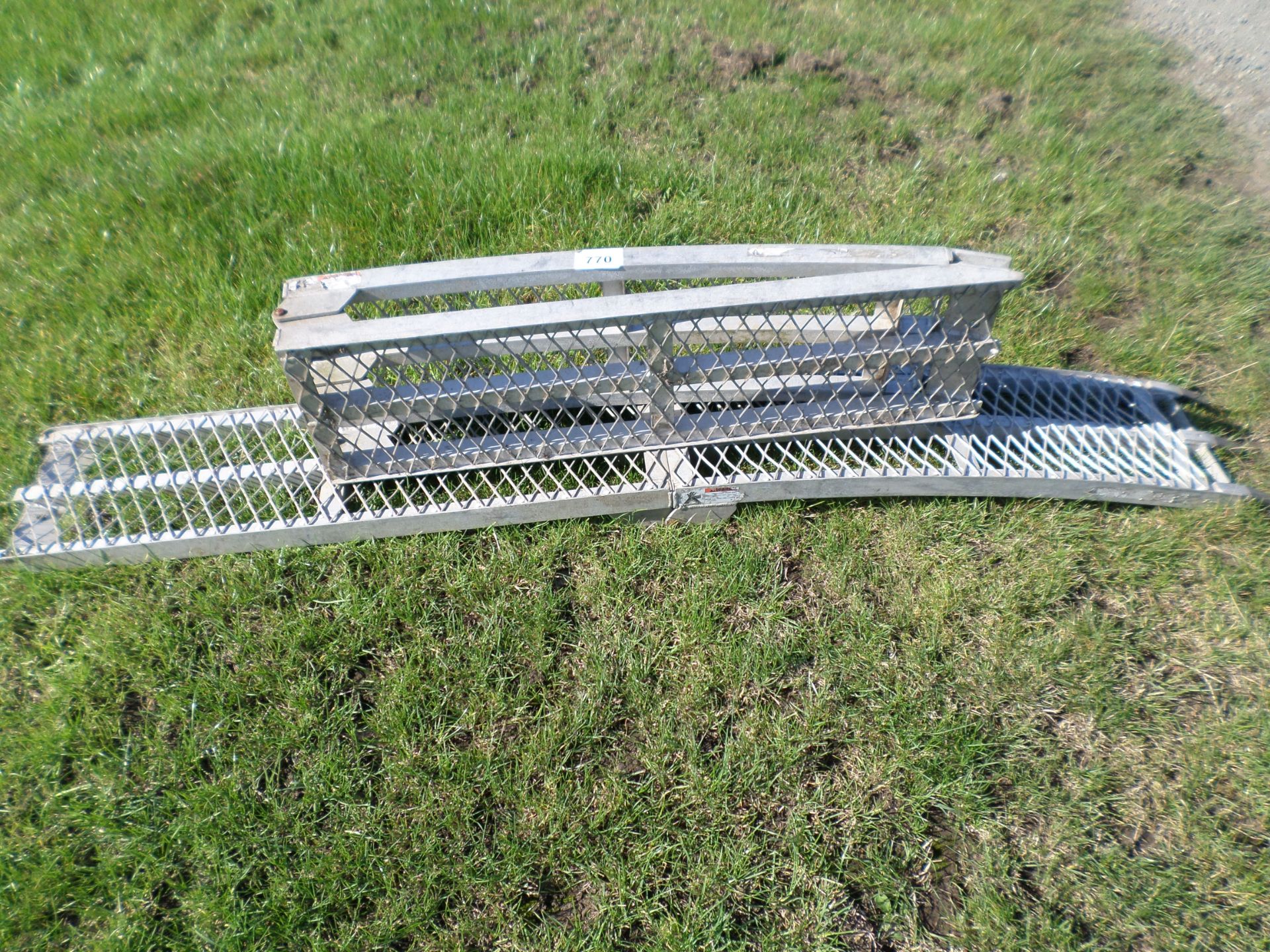 Pair of aluminium loading ramps NO VAT