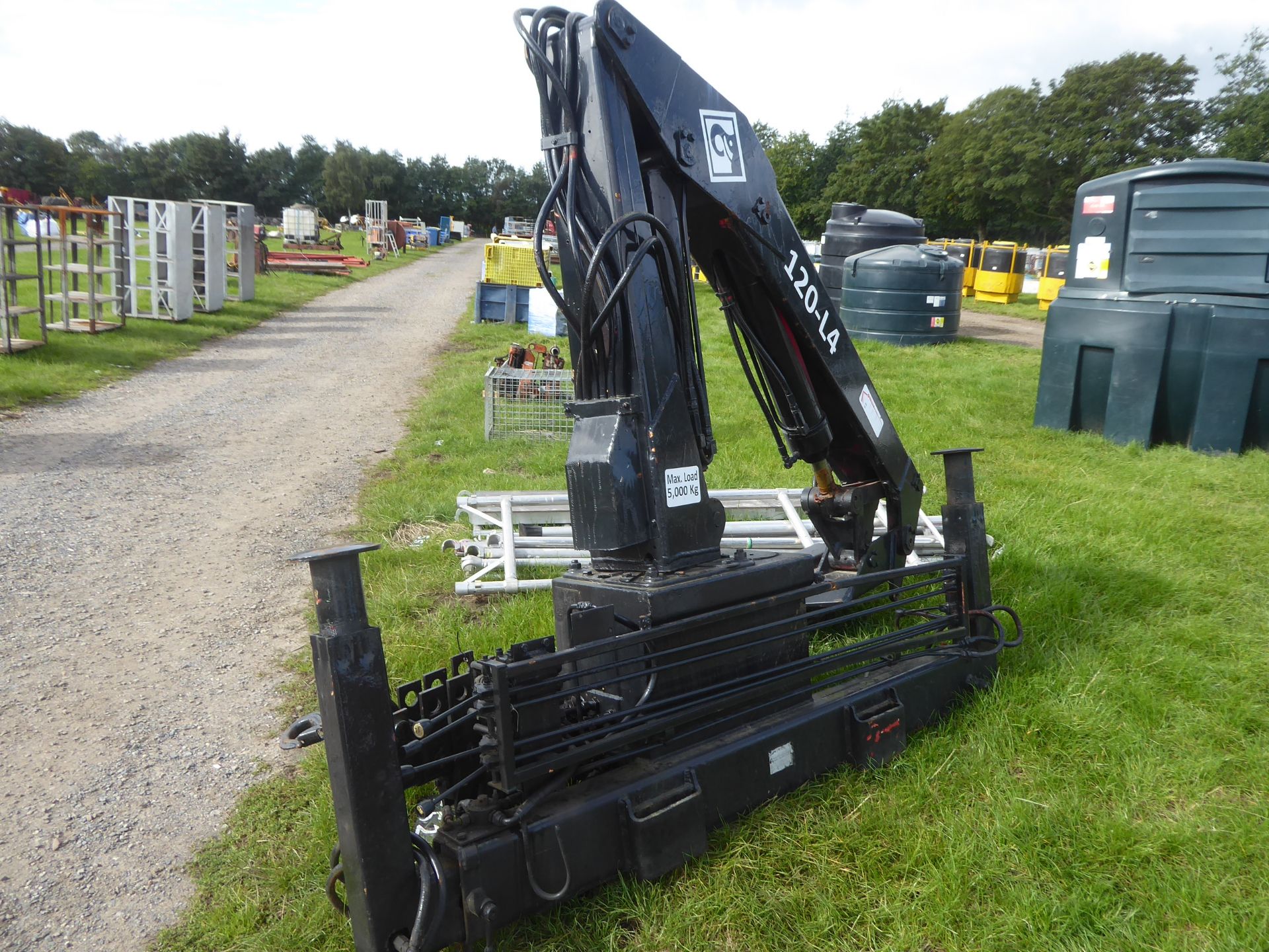 Hiab, model 120-L4, 2 x hydraulic extensions and 2 x manual NO VAT - Image 2 of 4