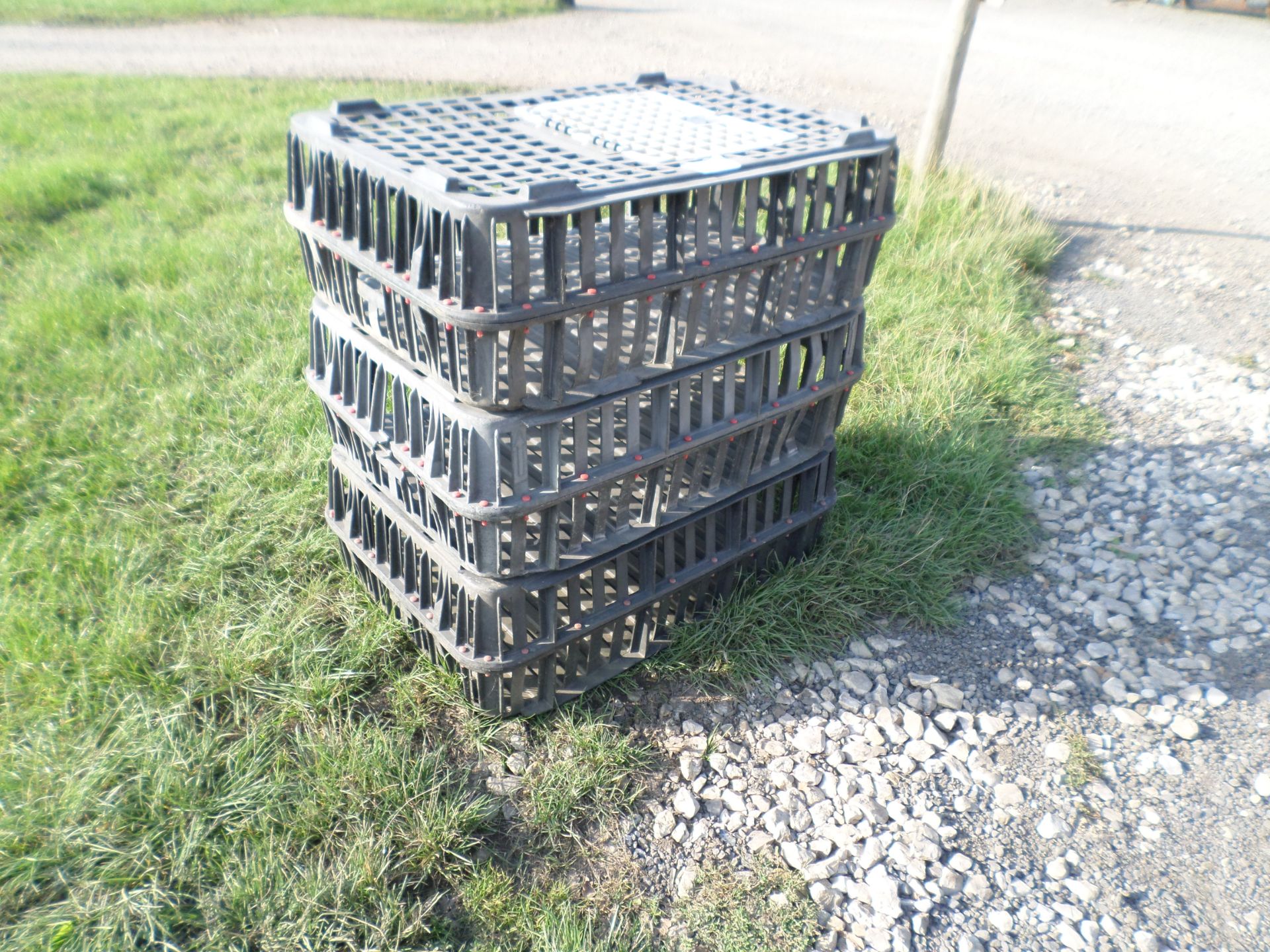 3 poultry crates, NO VAT