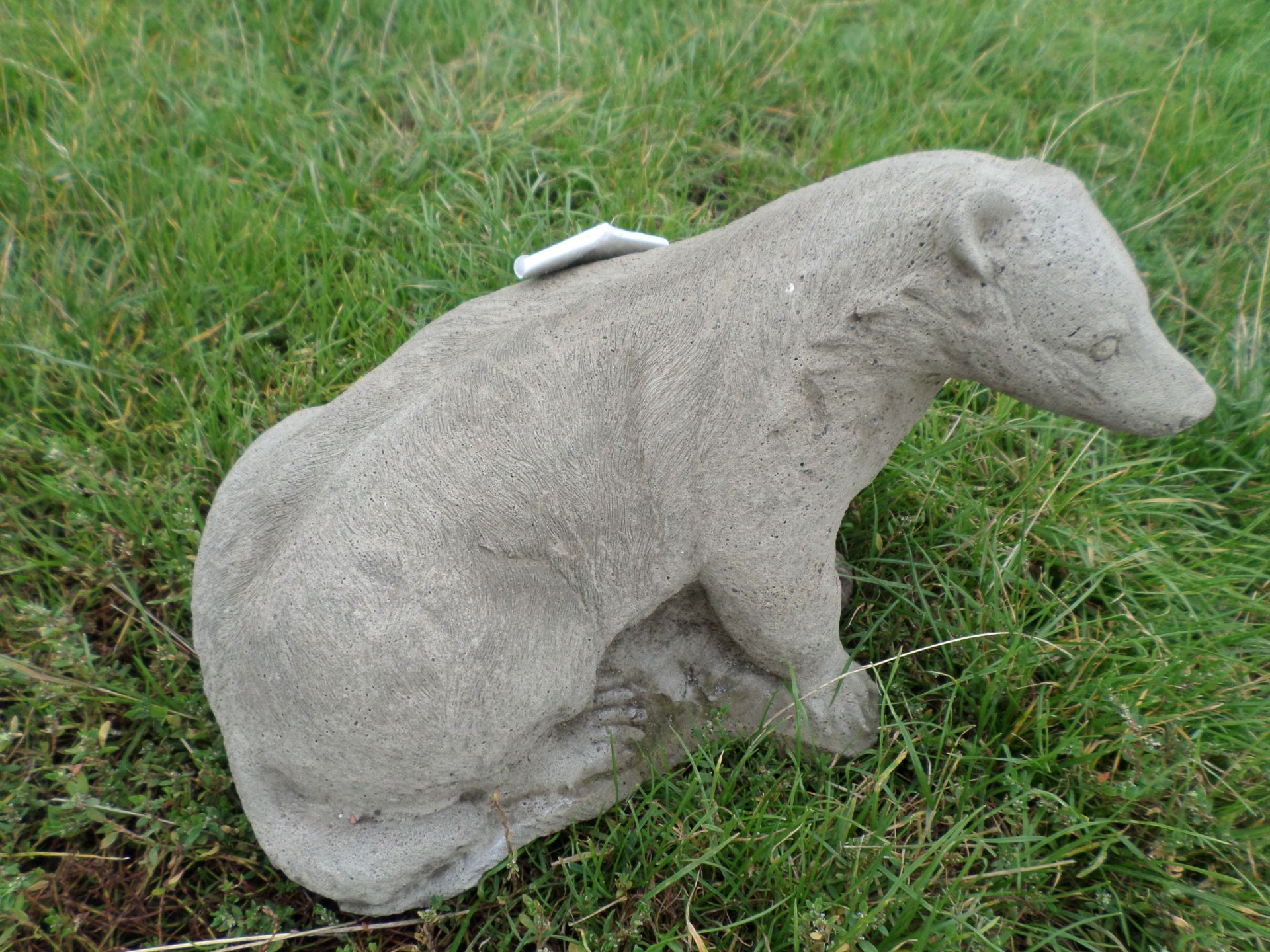 Badger garden ornament NO VAT