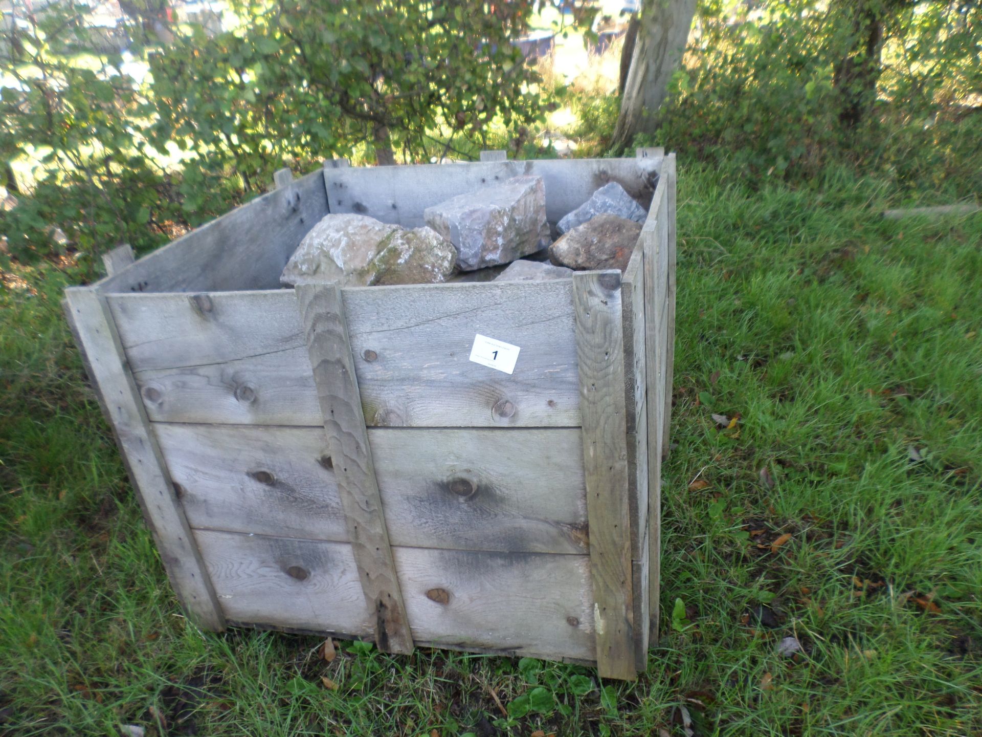 Pallet of building stone