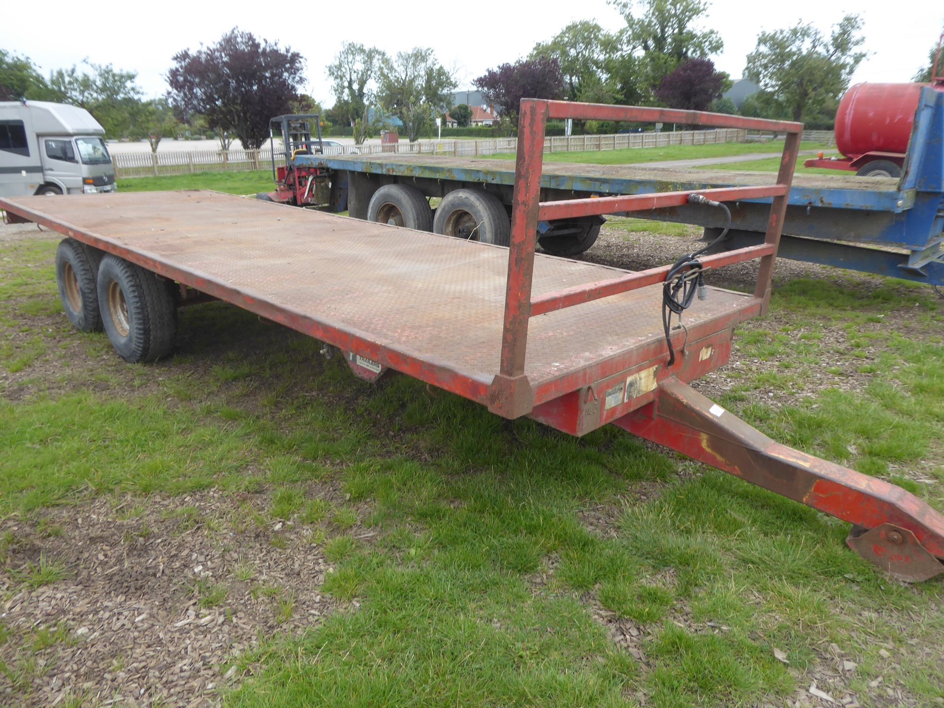 Triffitt 22ft twin axle bale trailer