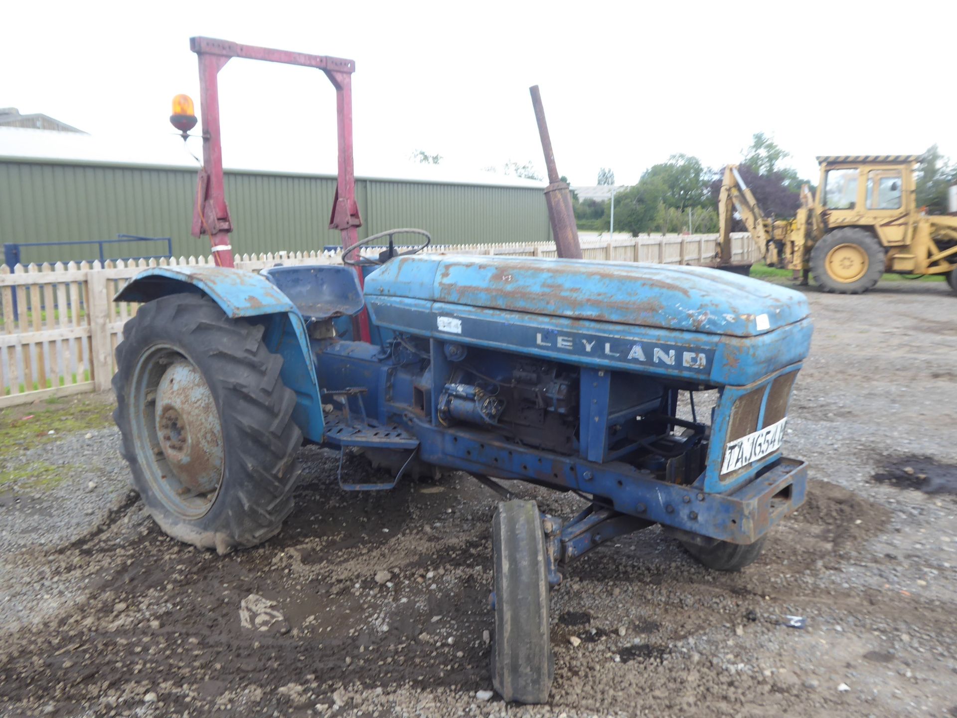 Leyland 344 tractor, runs but brakes need attention