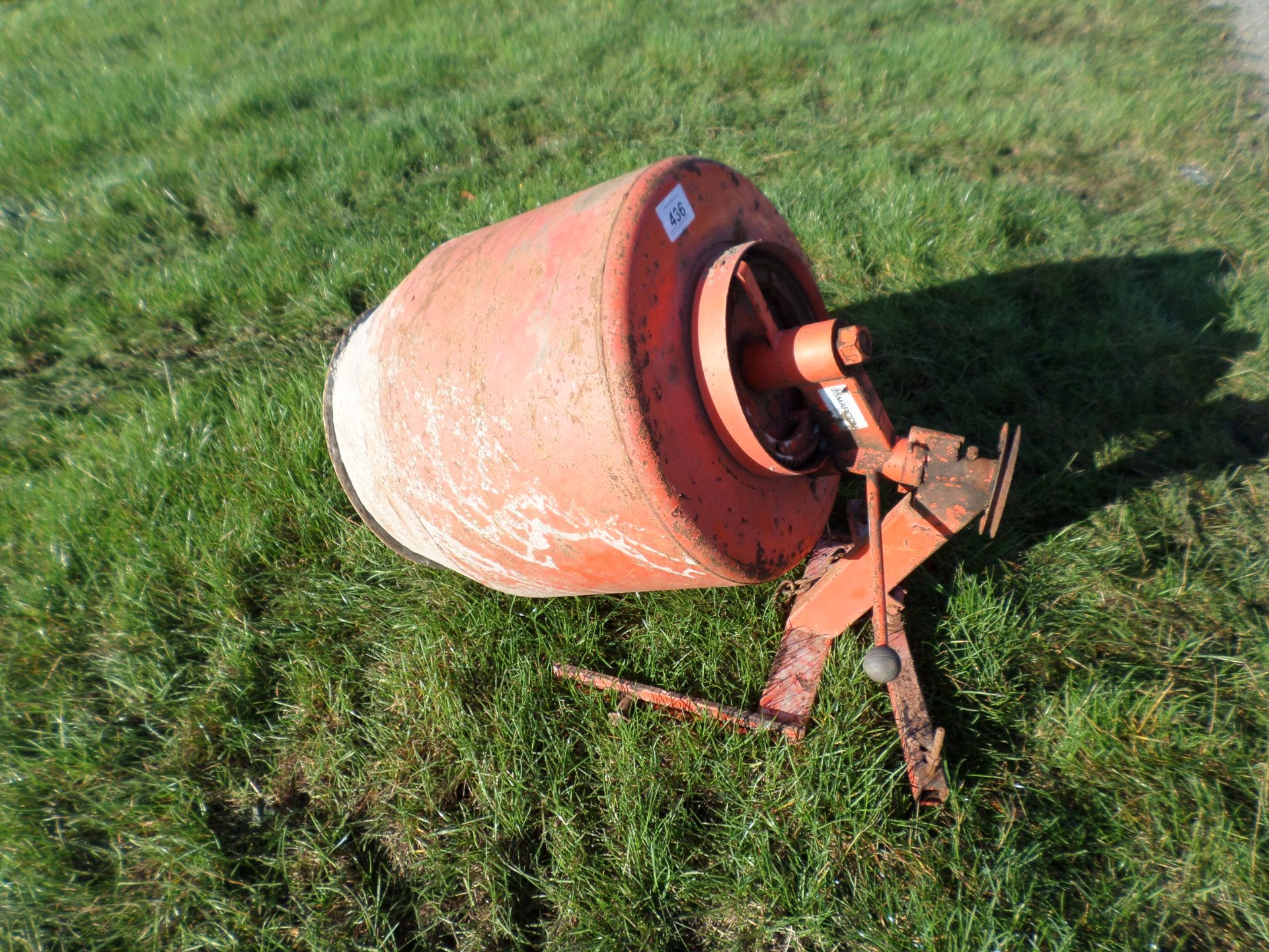 Belle PTO driven cement mixer with belt and pulley, to fit MF 35/135 or similar
