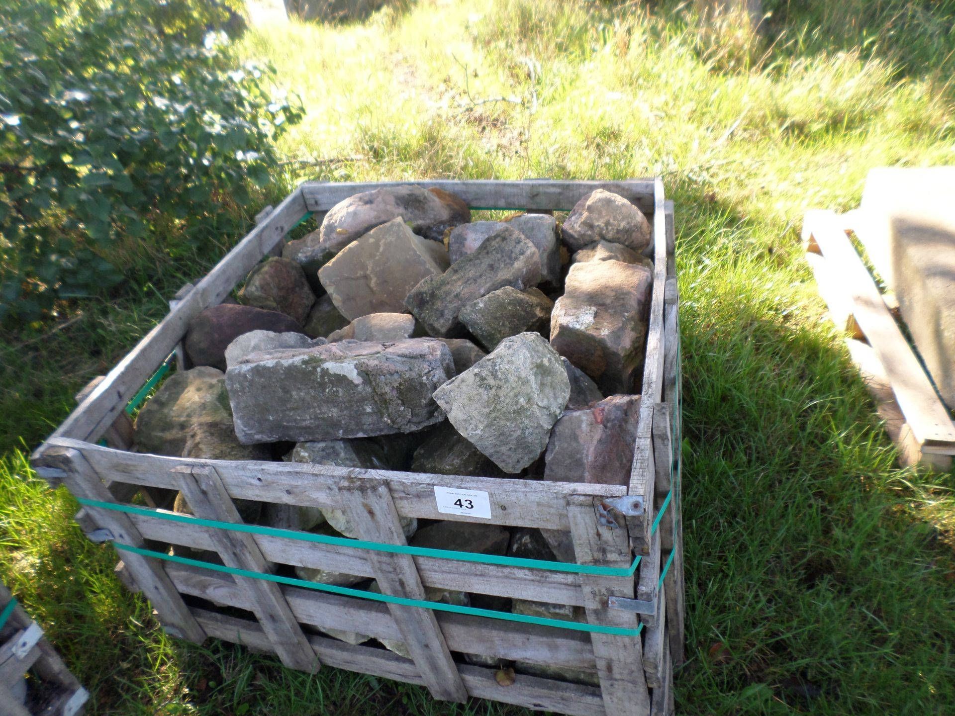 Pallet of building stone