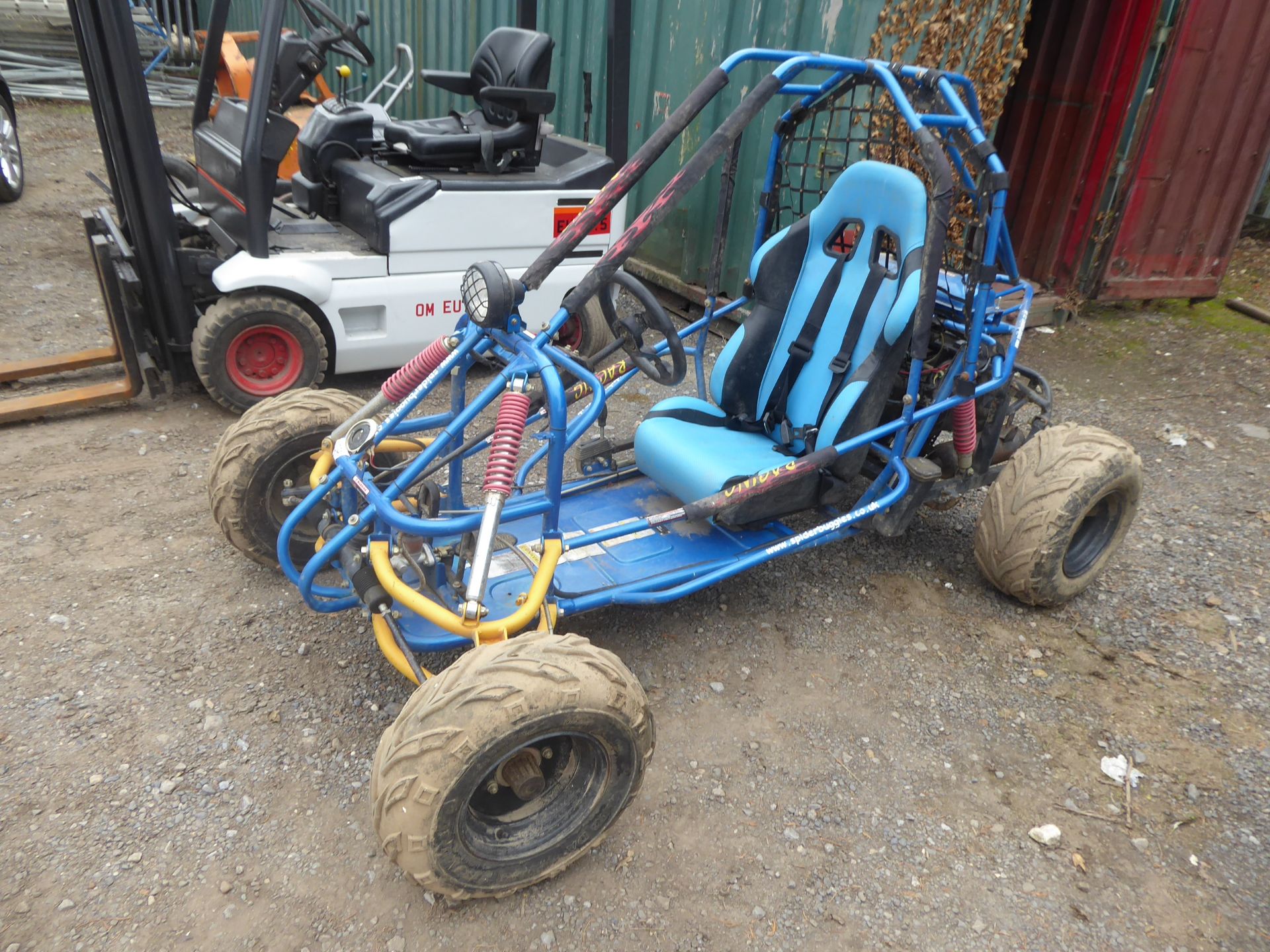 150cc Spider Buggy off road buggy with full cage, 4 point harness, bucket seat