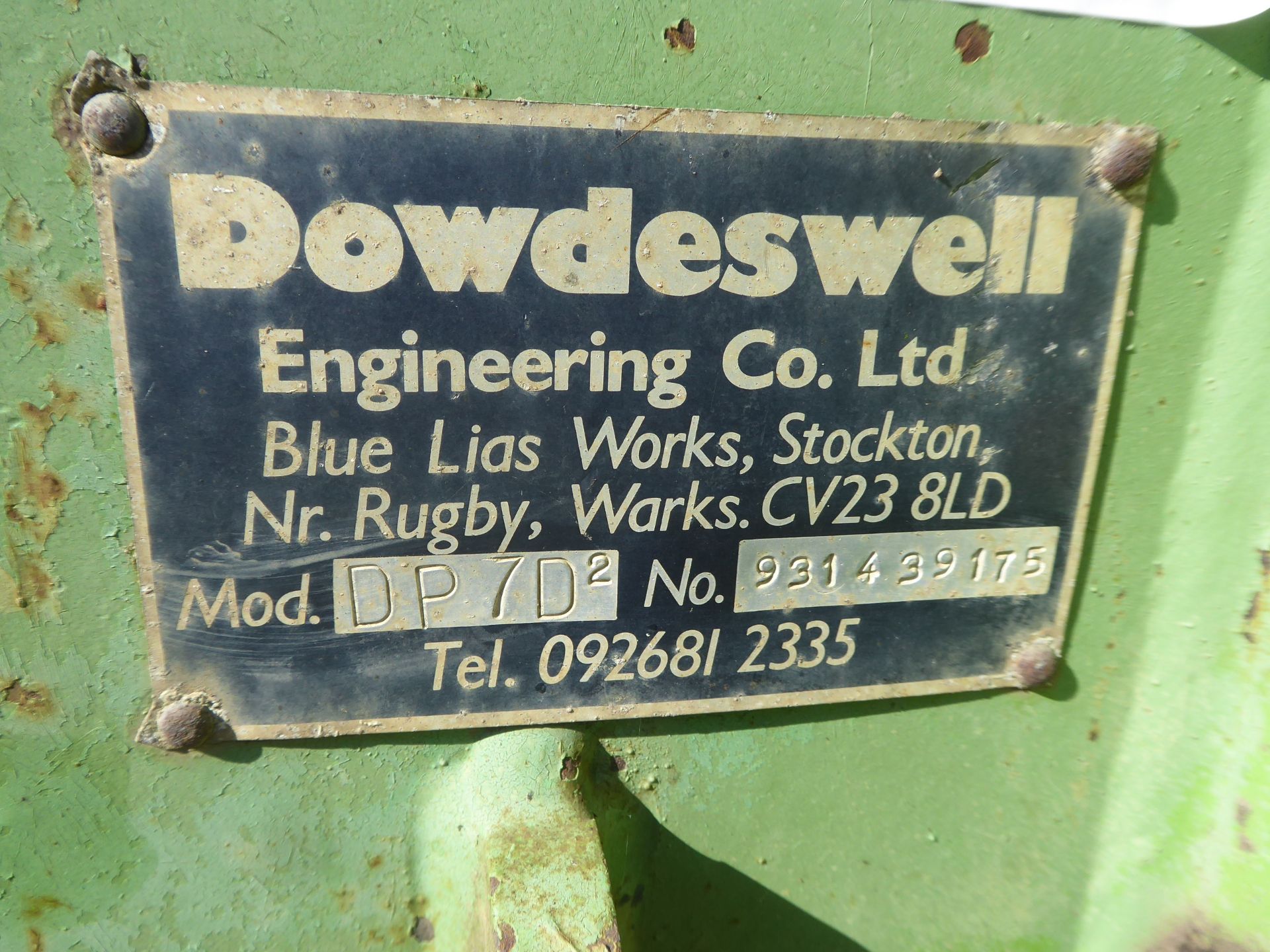 Dowdeswell DP7D 5F plough - Image 2 of 3