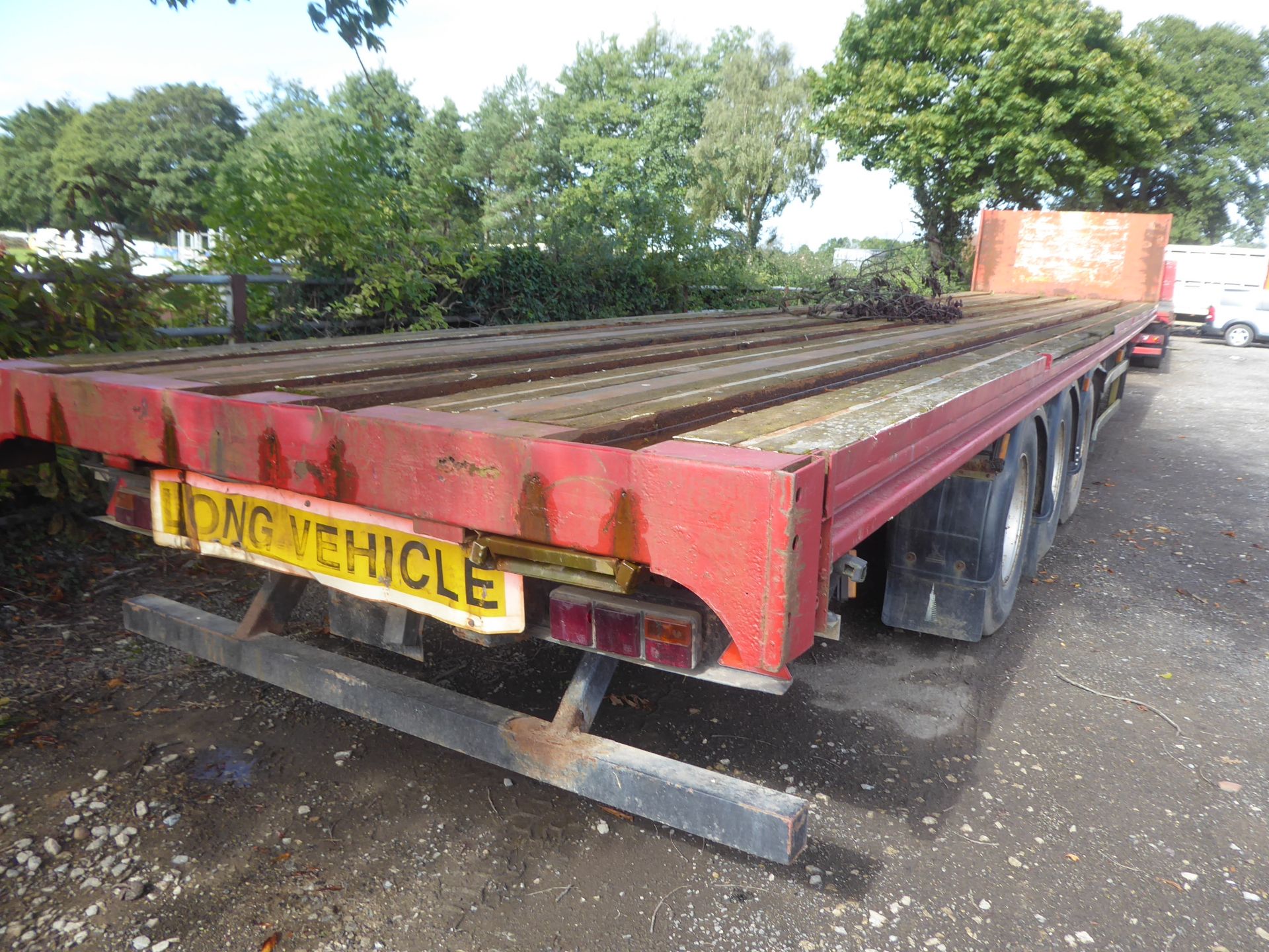 Artic trailer c/w dolly, 45ft. Good chassis, tyres and floor. Lights and brakes work. Good tidy - Image 2 of 4