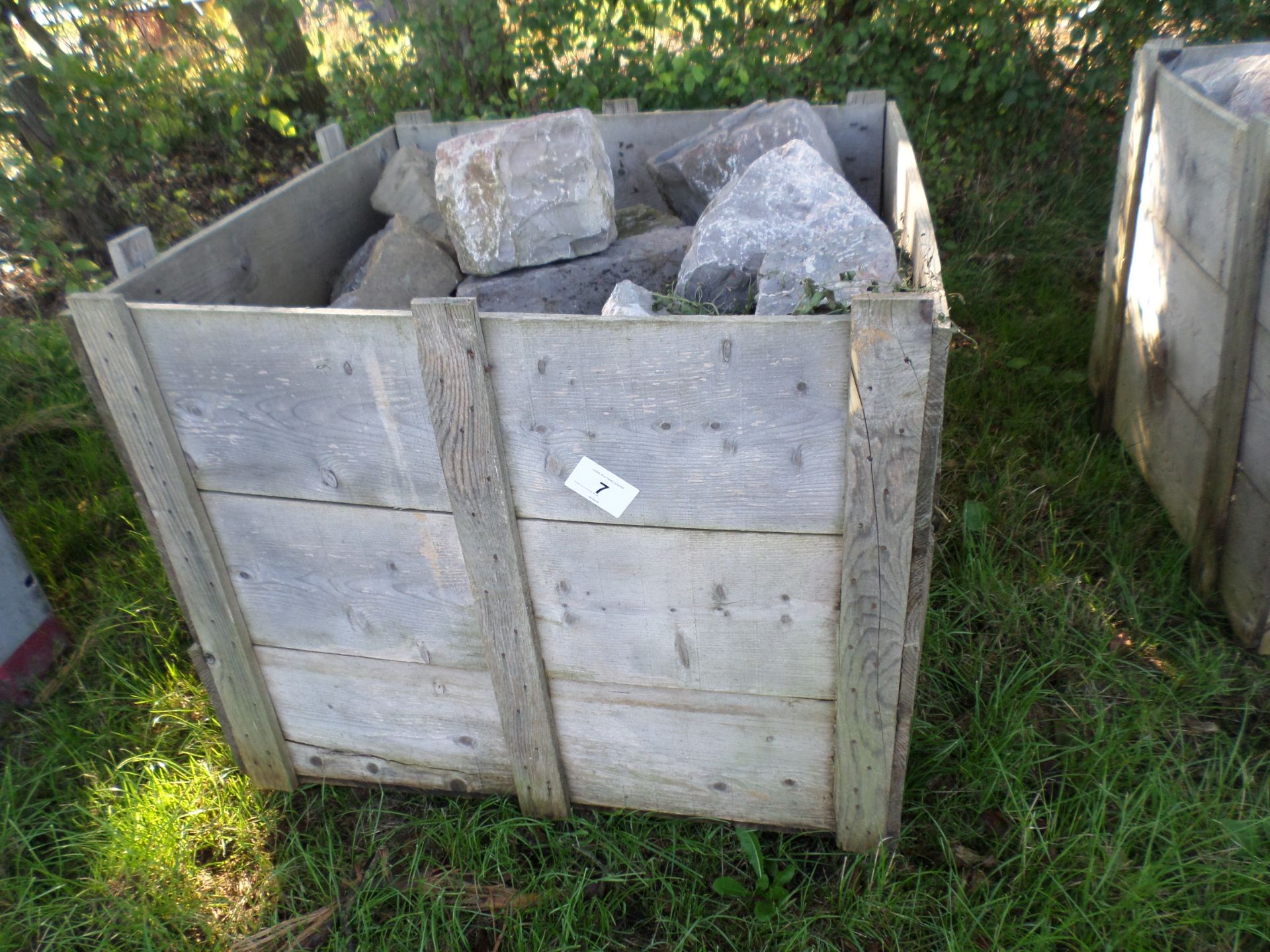 Pallet of building stone