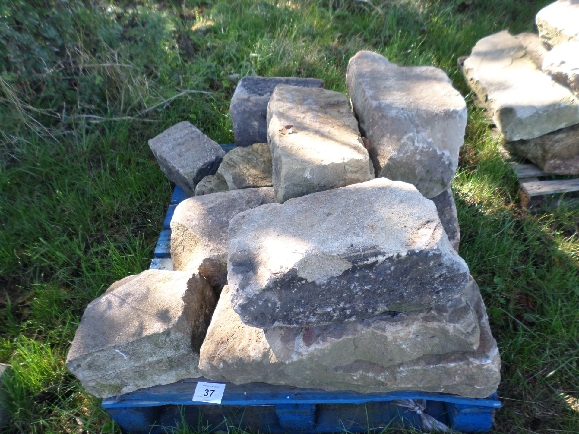 Pallet of building stone