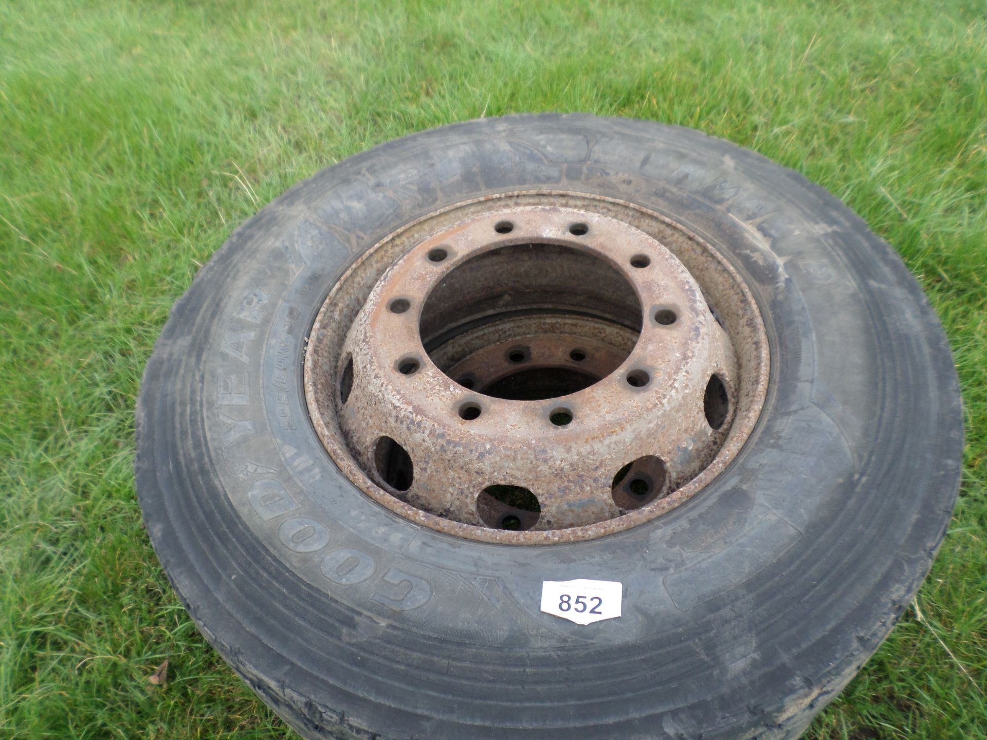 Pair 295/80 tyres on rims - Image 2 of 2