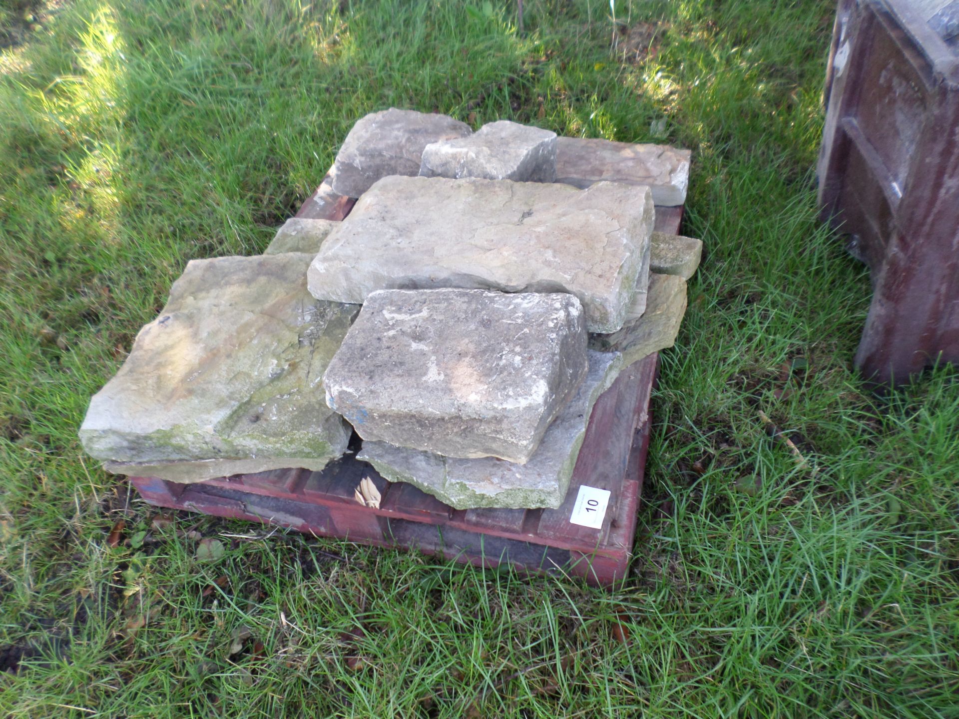 Pallet of building stone