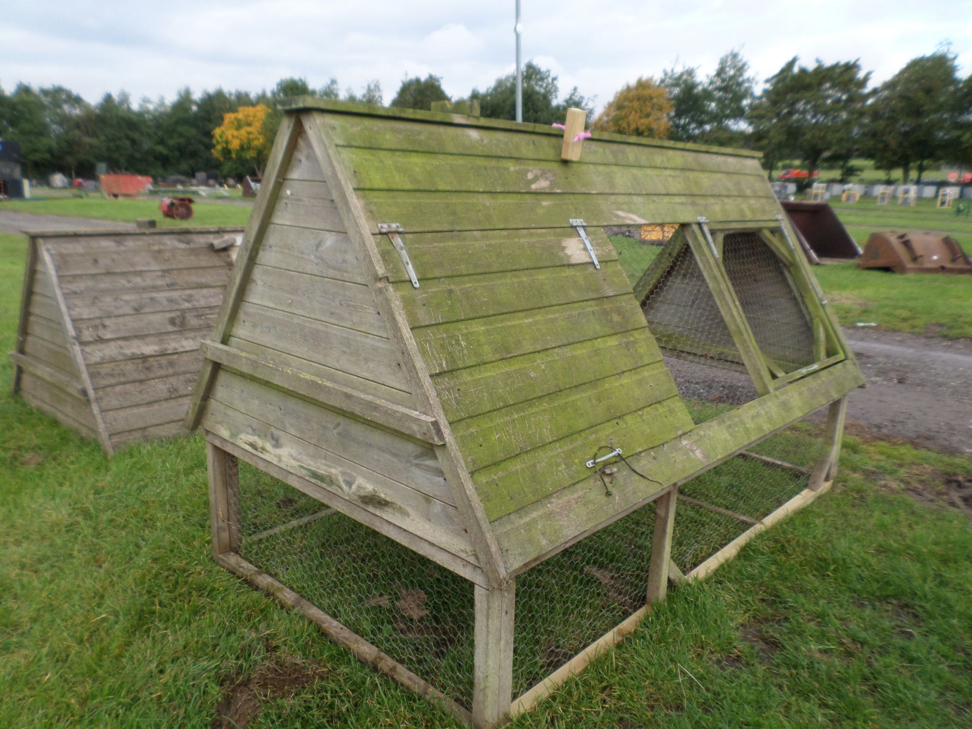 Chicken run with raised coop - Image 4 of 4