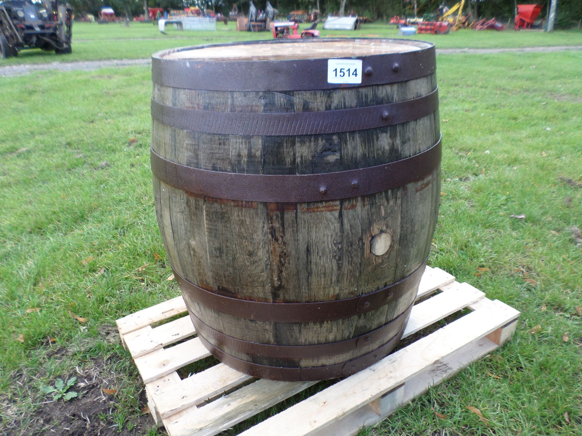 Large oak barrel NO VAT