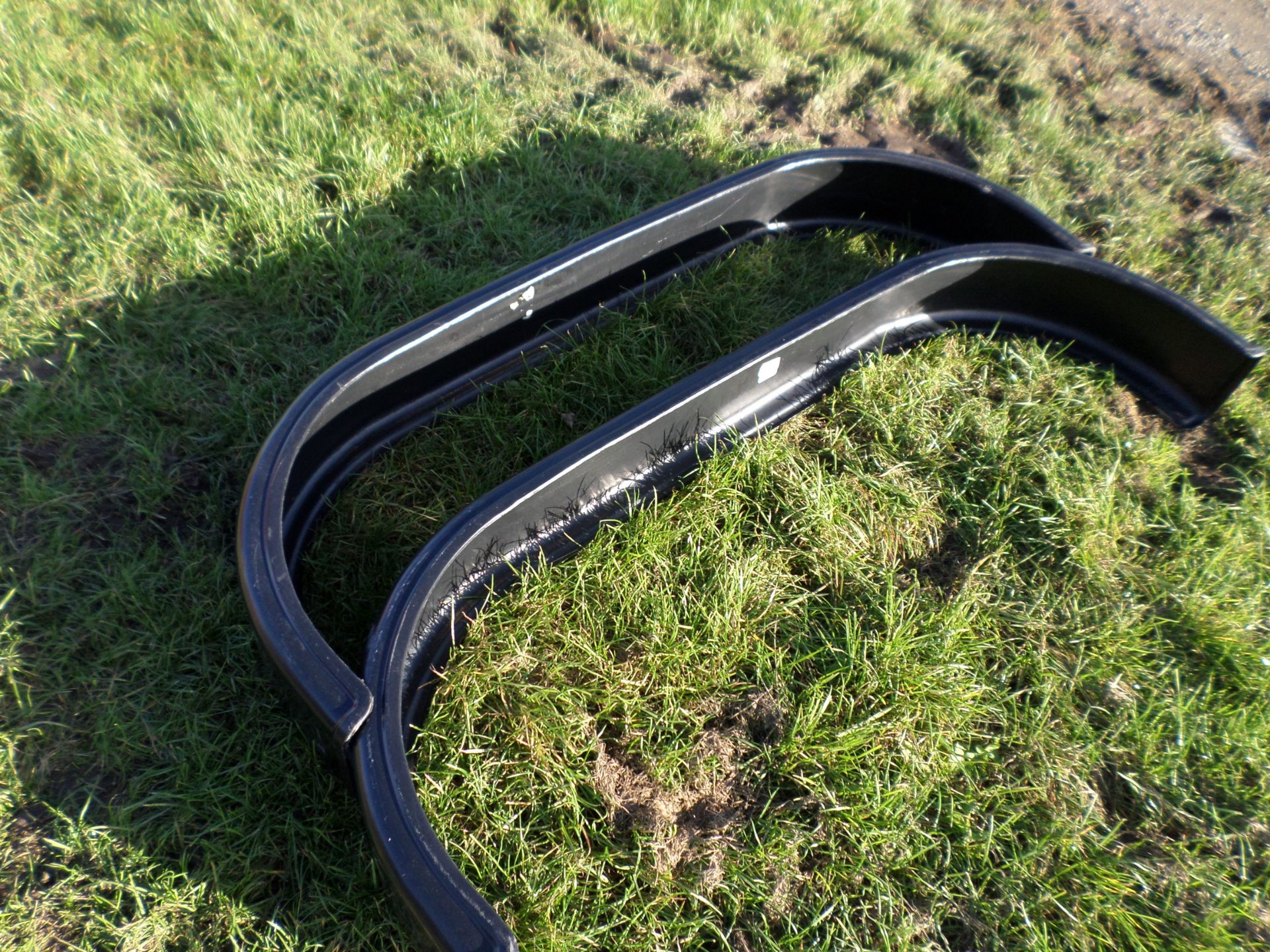 Pair of unused mudguards for twin axle trailer, NO VAT - Image 2 of 2