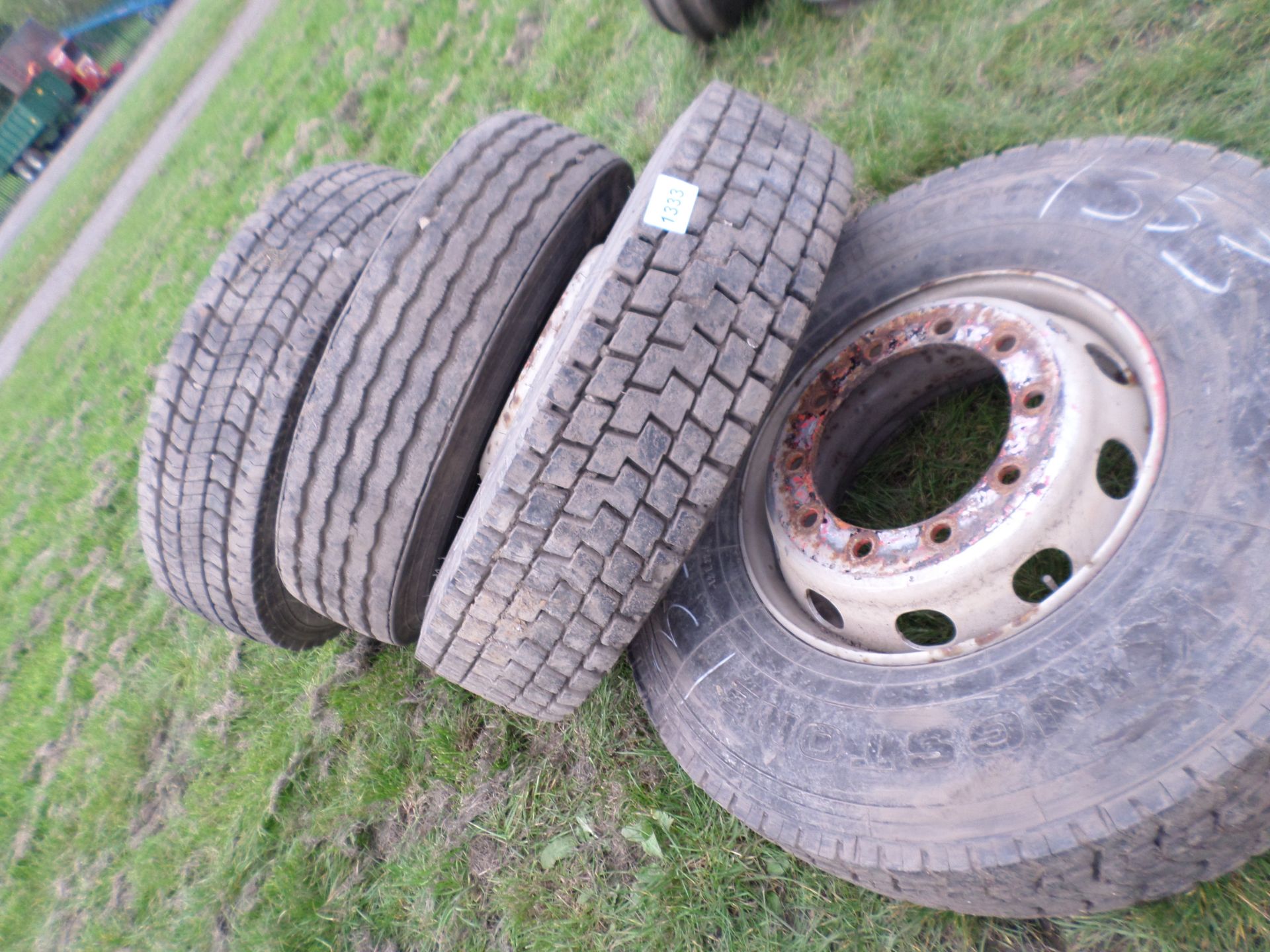 4 tyres 12/22.5 - Image 3 of 3
