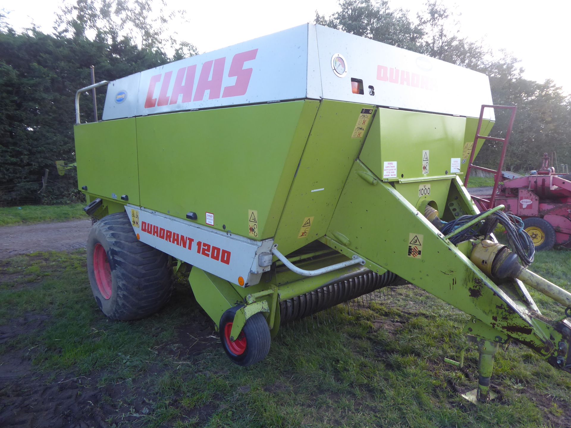 Claas Quadrant 1200 baler gwo, approx 55000 bales - Image 2 of 4