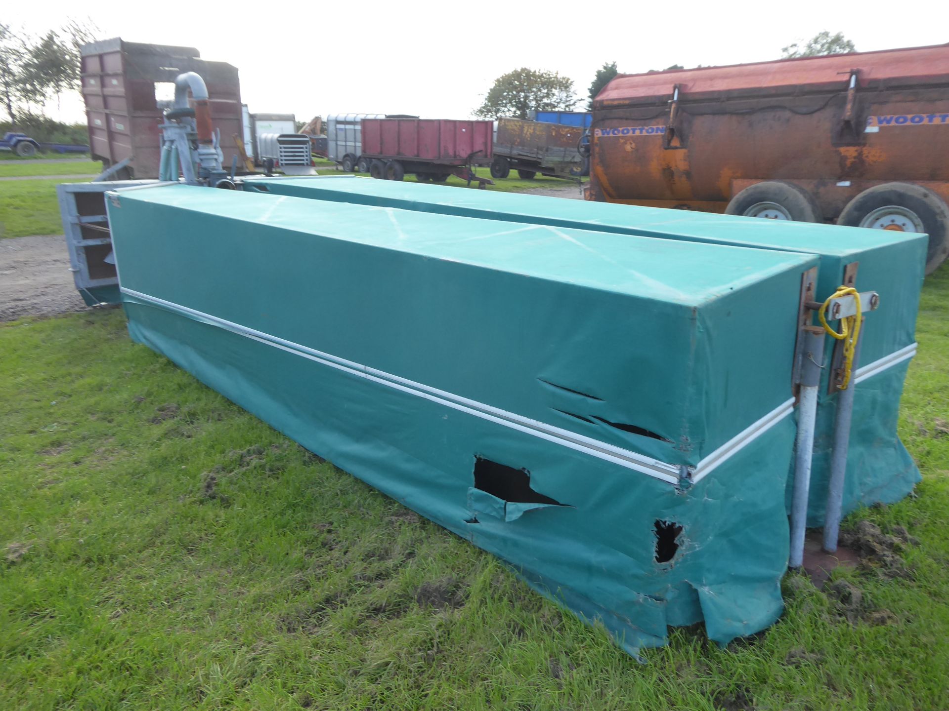 Slurry spreader for umbilical system, A-frame mounted, galvanised and folding out to 11m. 10 - Image 3 of 3