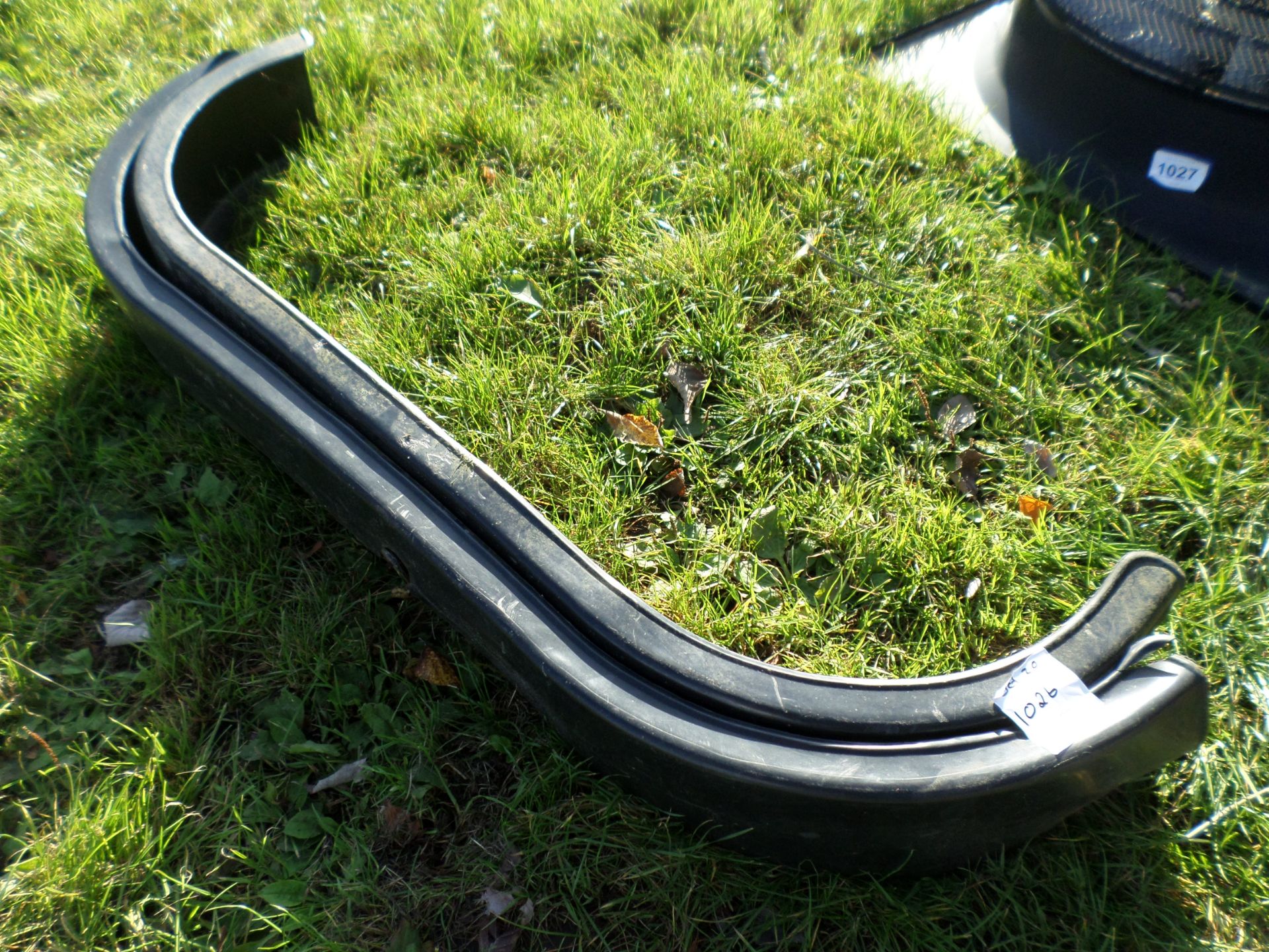 Pair of car trailer mudguards, NO VAT - Image 2 of 2