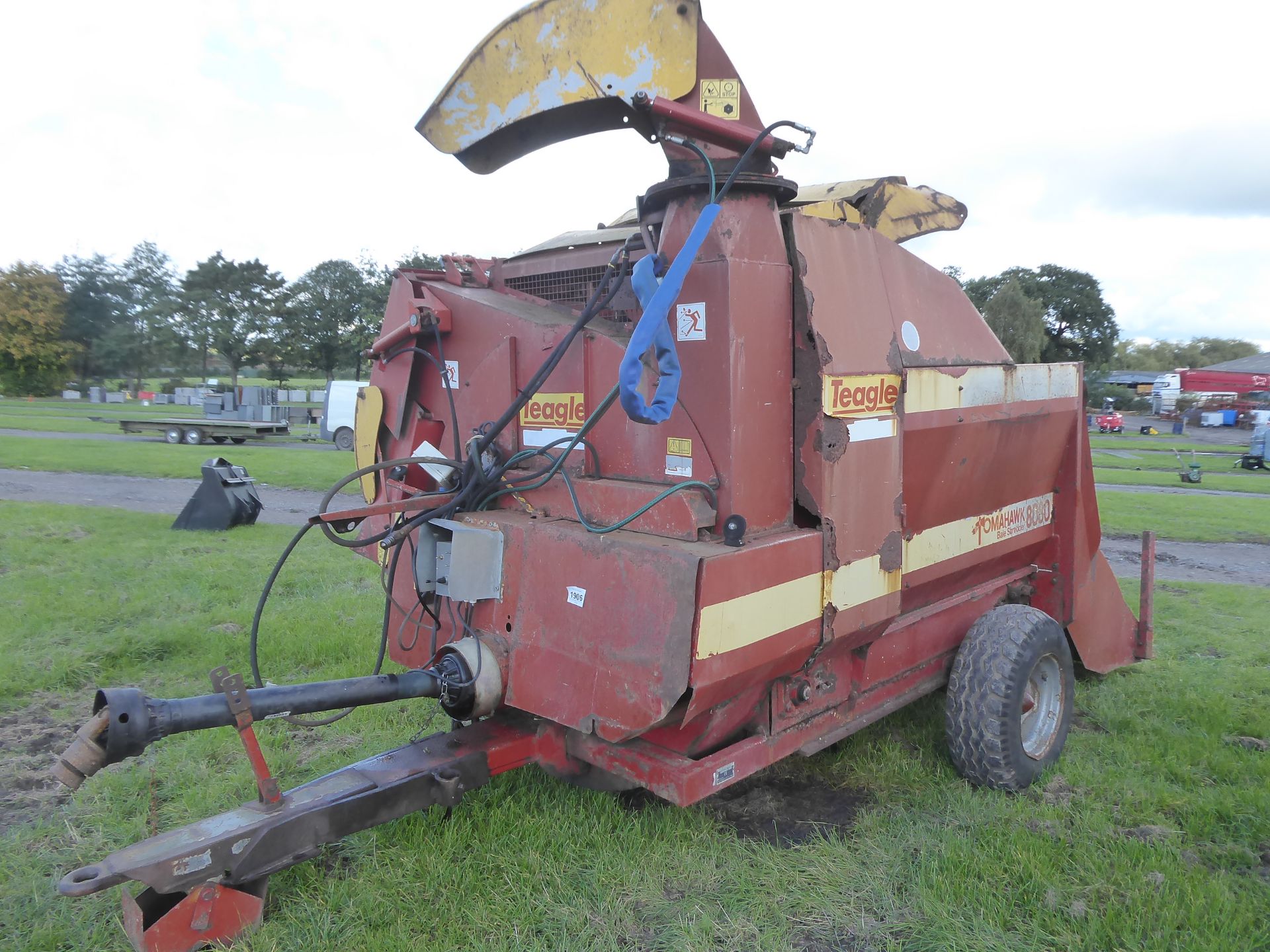 Teagle Tomahawk 8080 straw chopper with swivel spout and PTO - Image 2 of 5