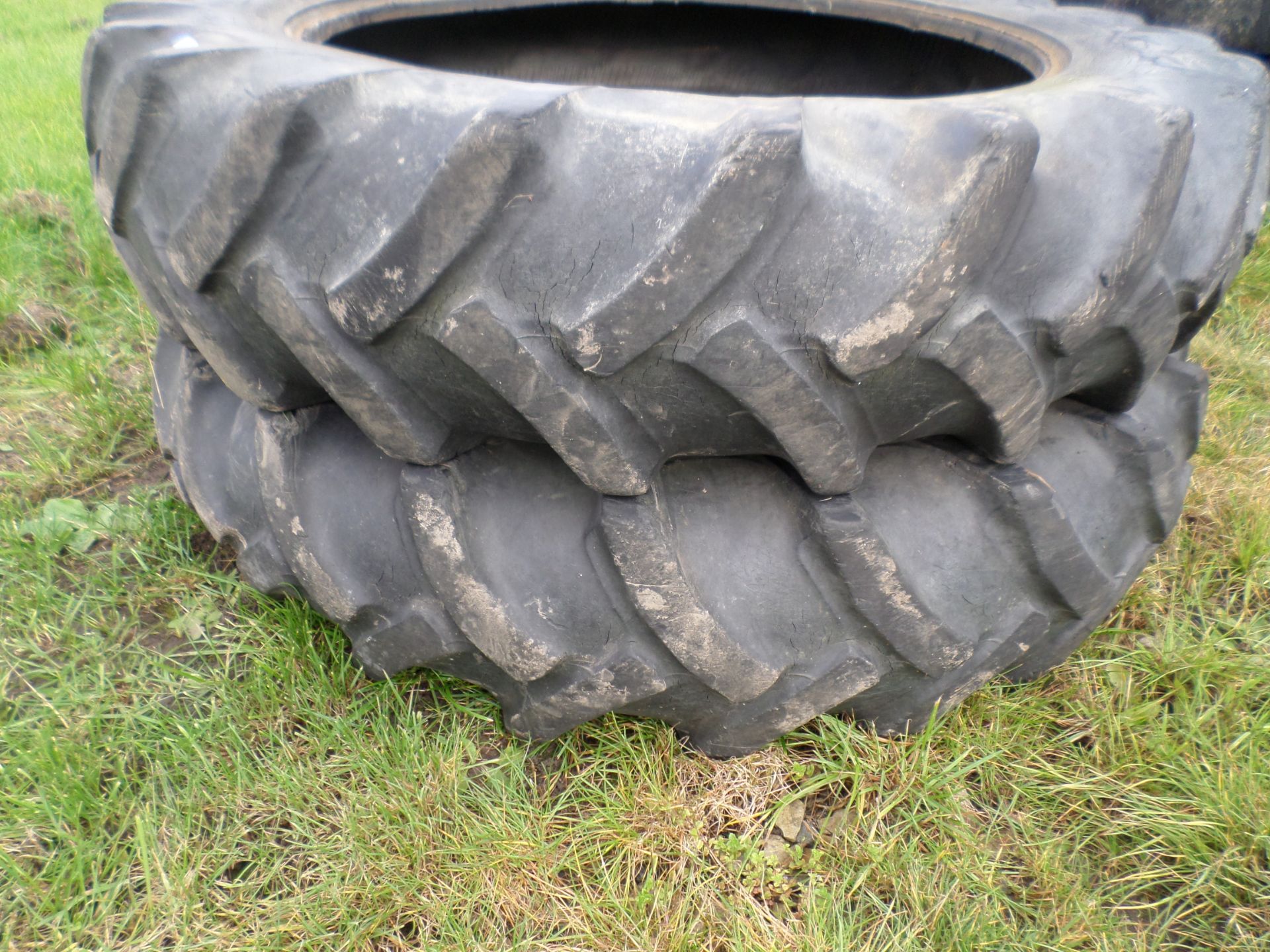 2 tyres 13.6/38 - Image 2 of 2